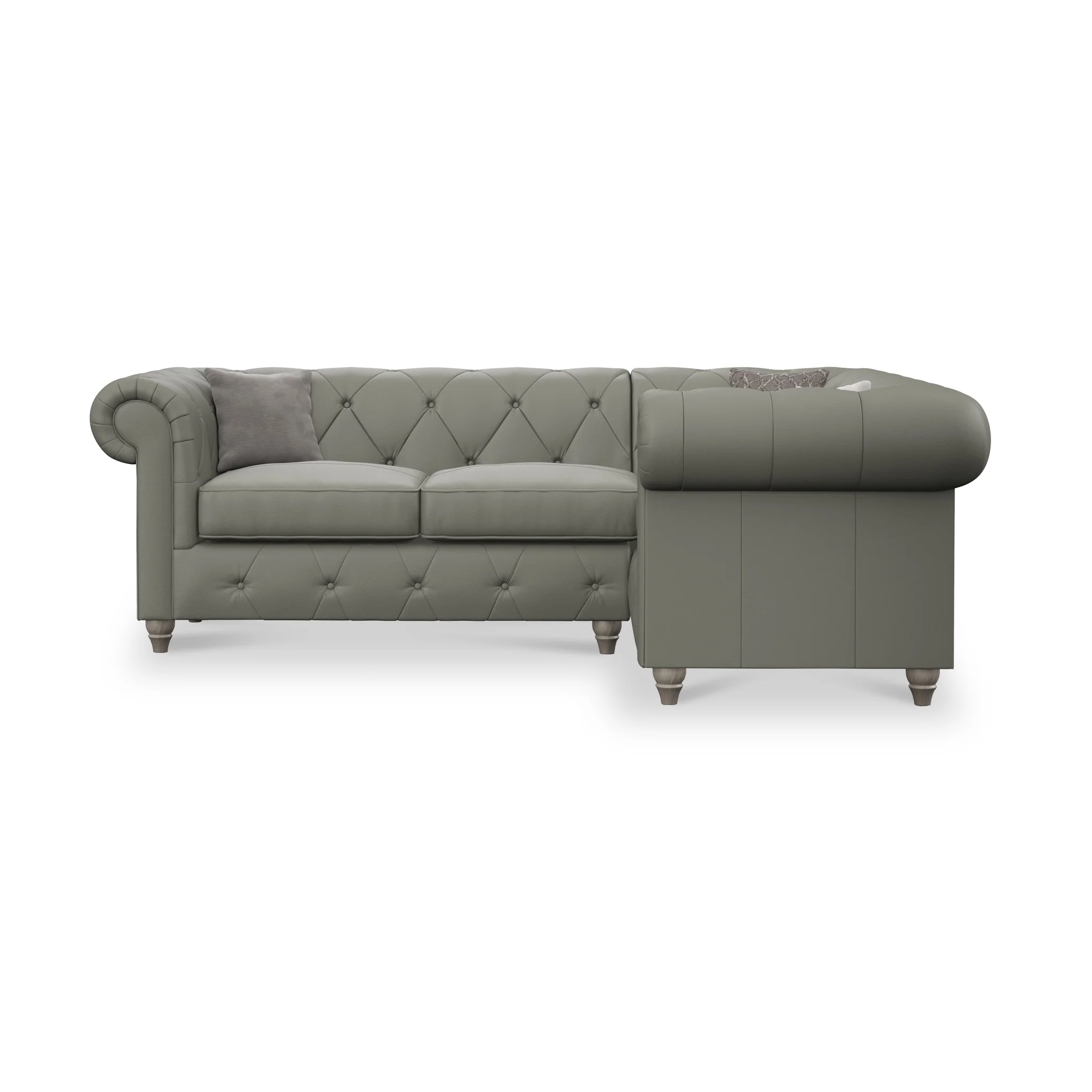Everett Leather Corner Sofa - Image 27