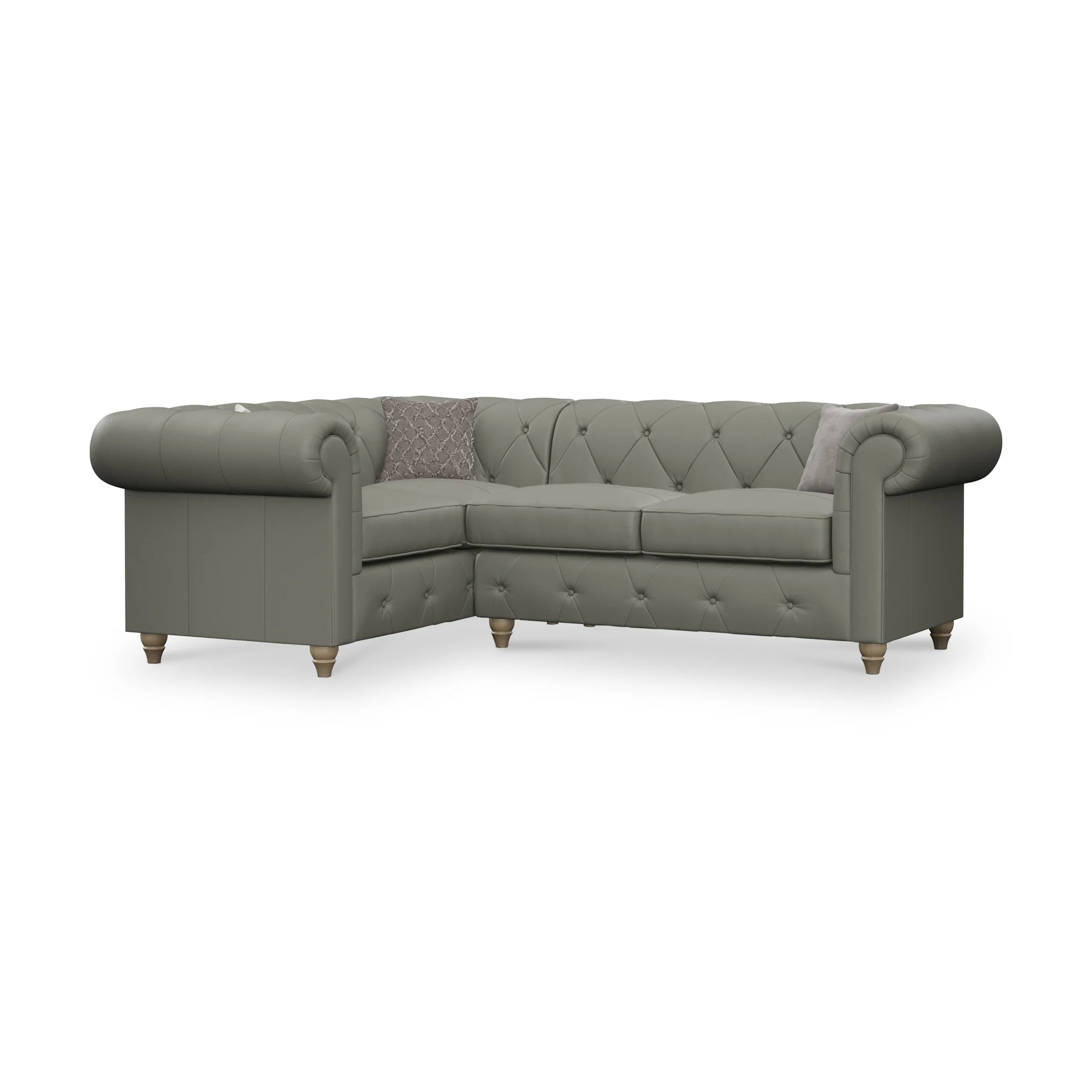 Everett Leather Corner Sofa - Image 28