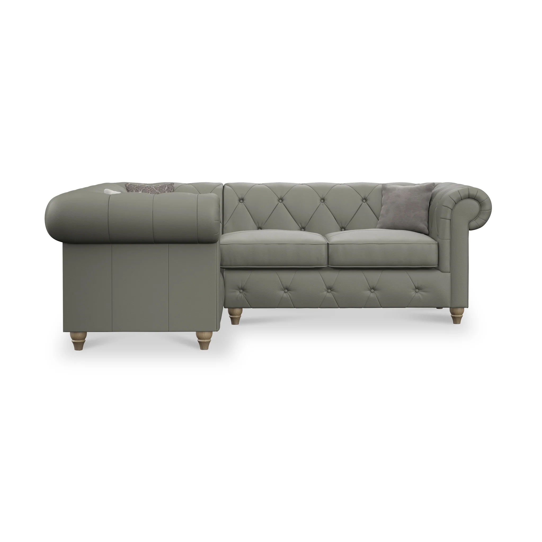 Everett Leather Corner Sofa - Image 31