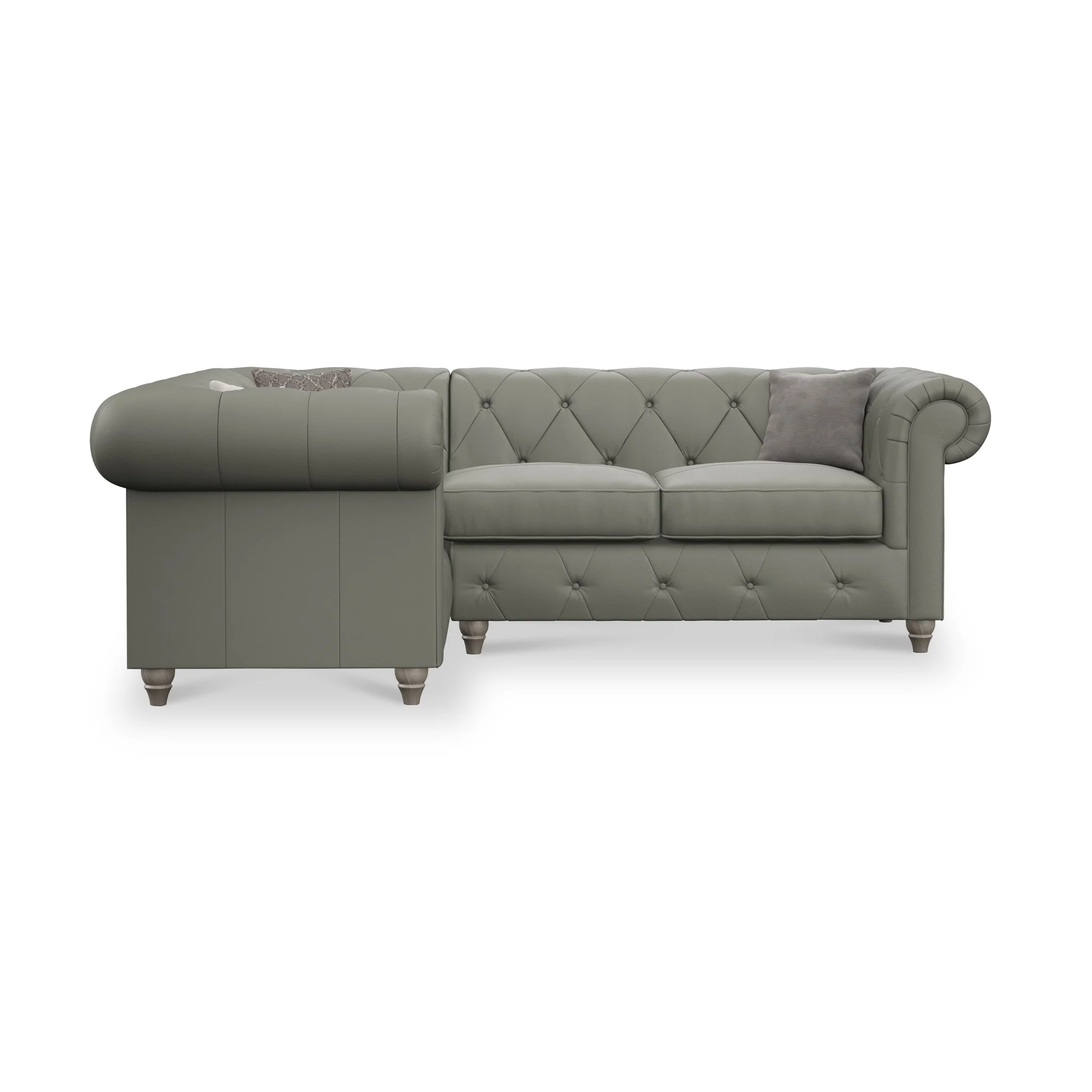 Everett Leather Corner Sofa - Image 35