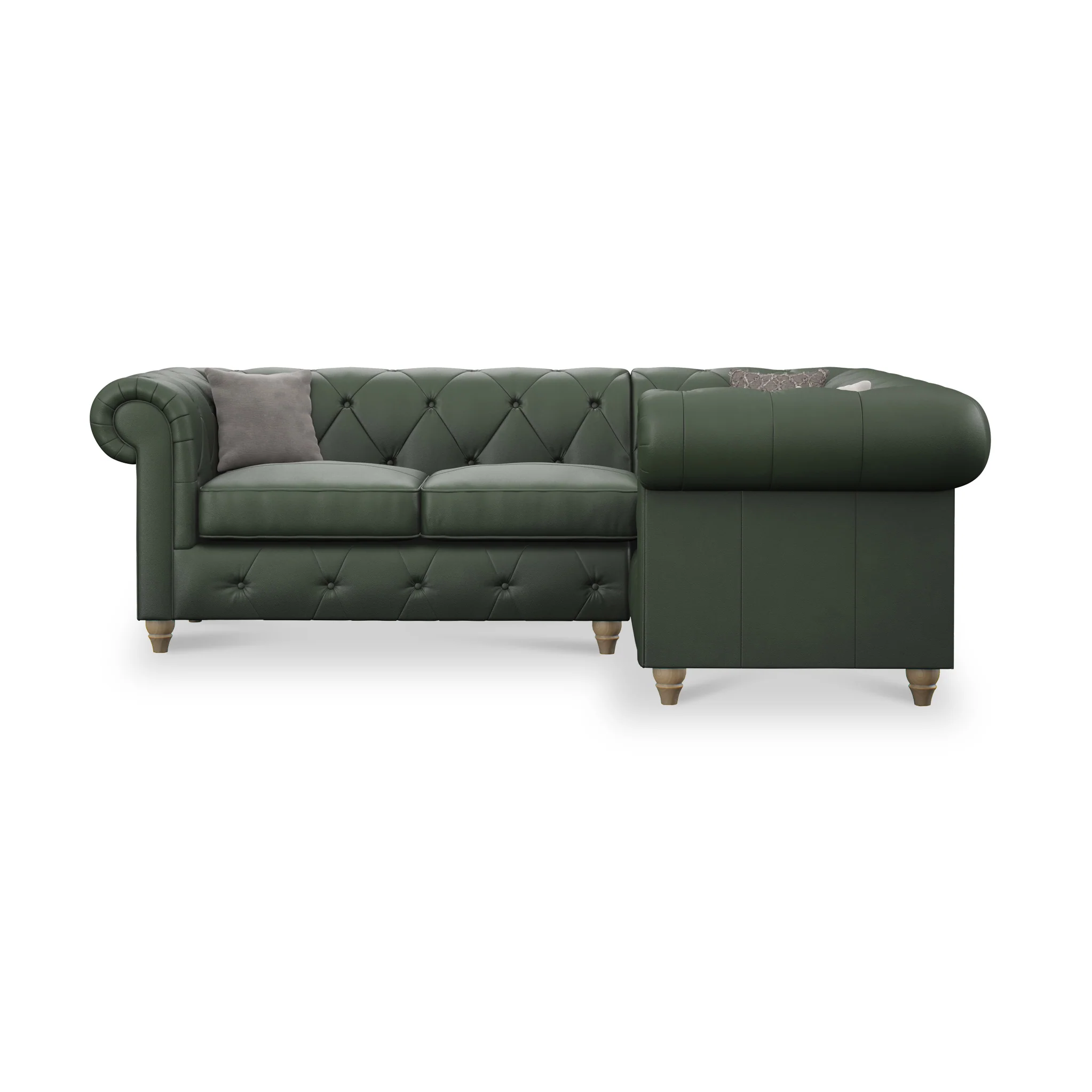 Everett Leather Corner Sofa - Image 42