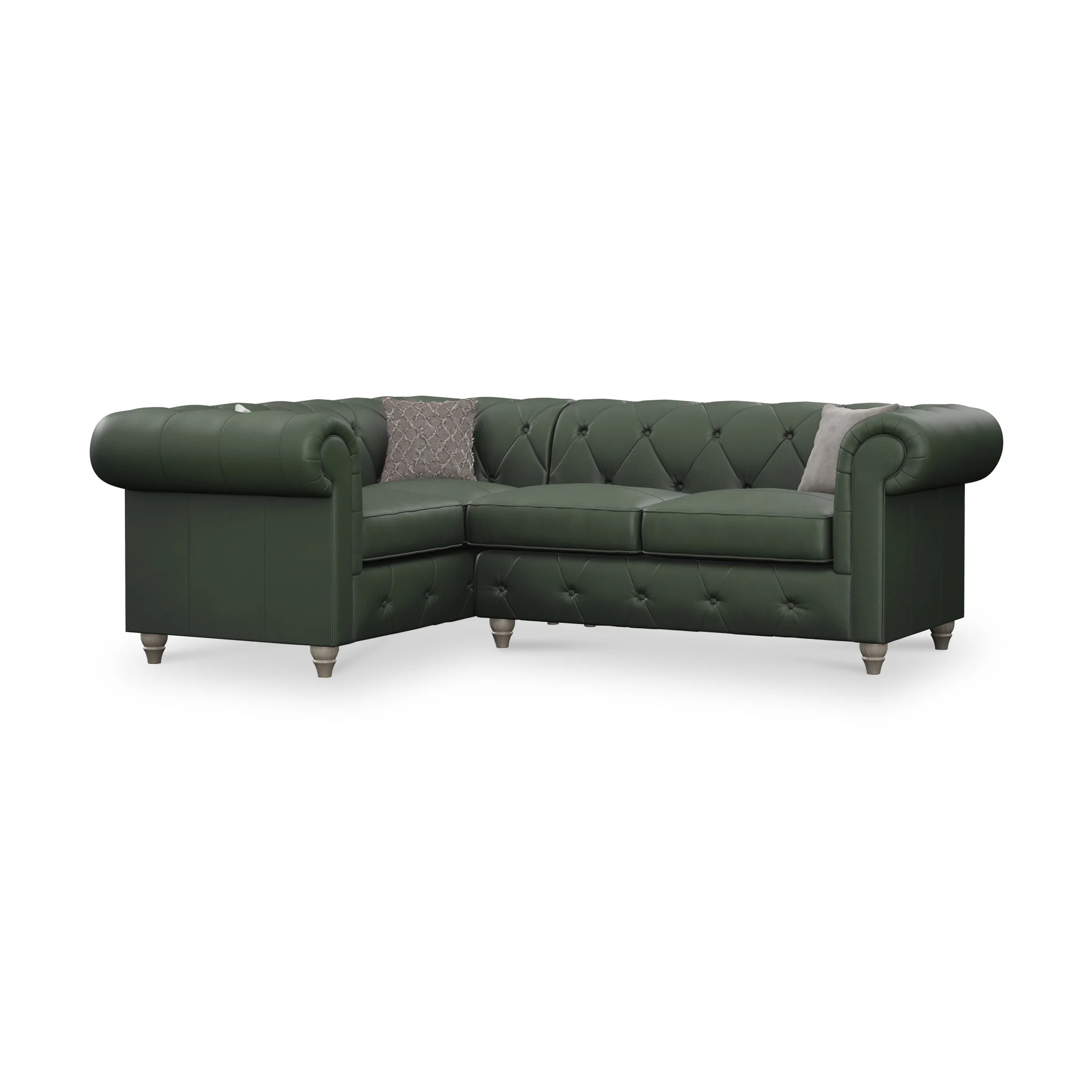 Everett Leather Corner Sofa - Image 51