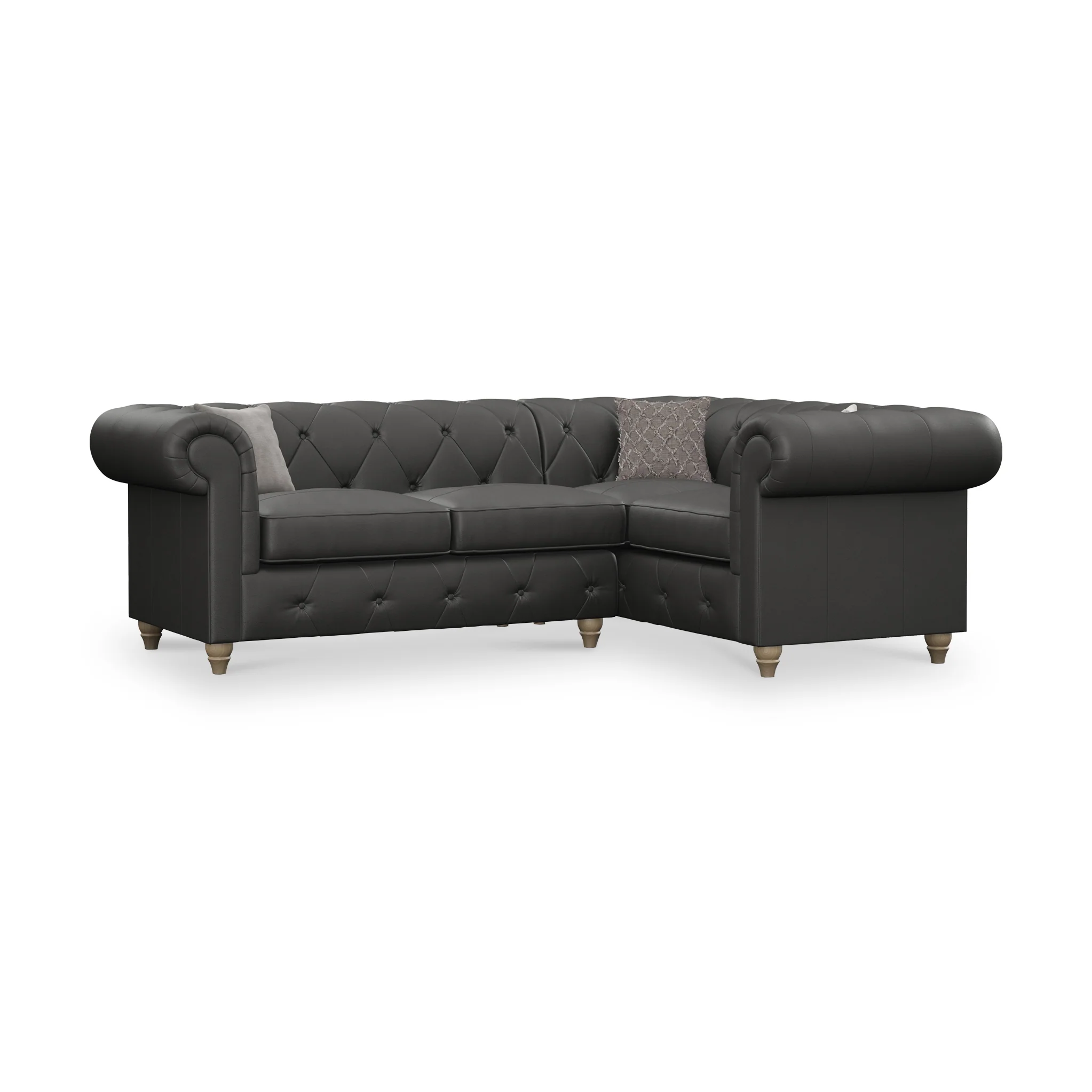 Everett Leather Corner Sofa - Image 58