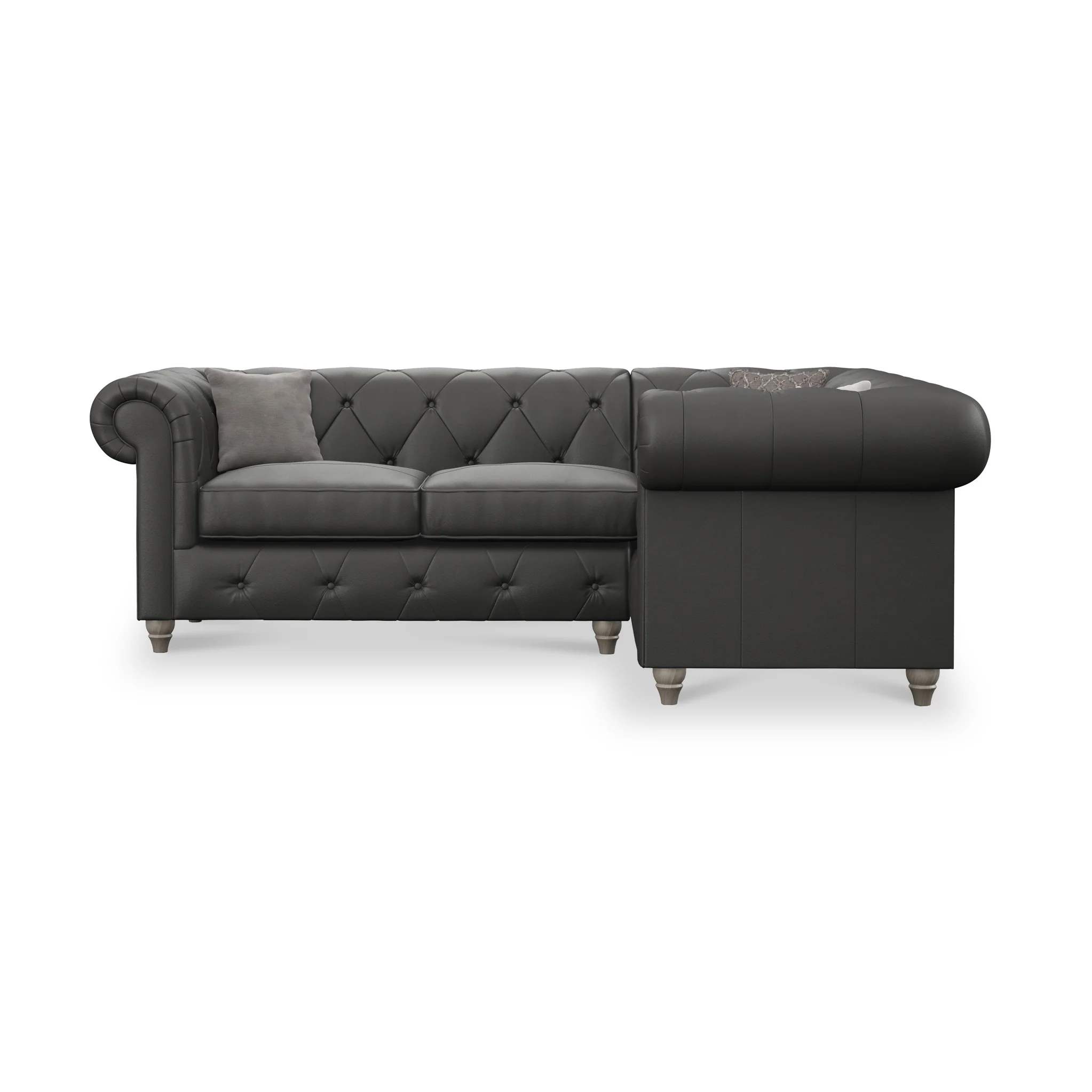 Everett Leather Corner Sofa - Image 65