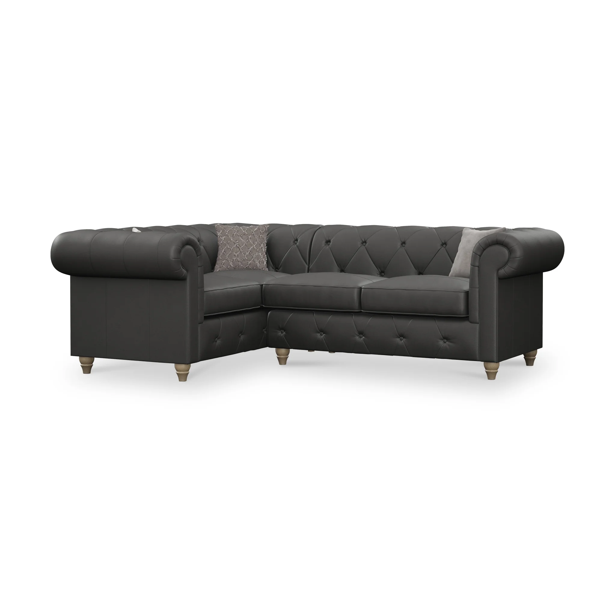 Everett Leather Corner Sofa - Image 66
