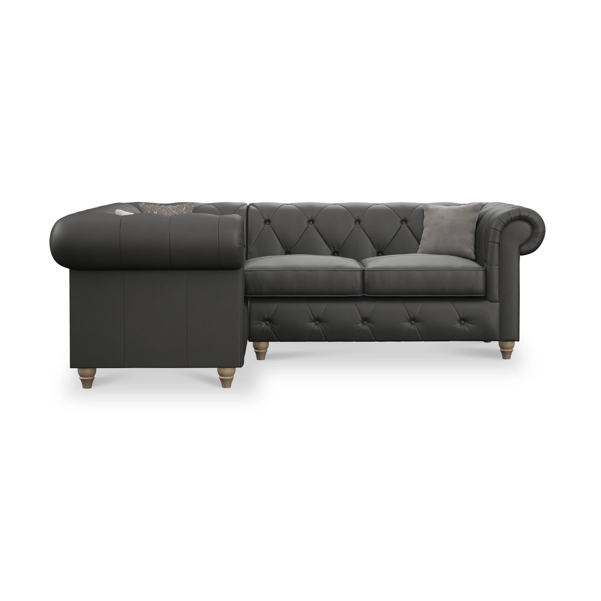 Everett Leather Corner Sofa - Image 69