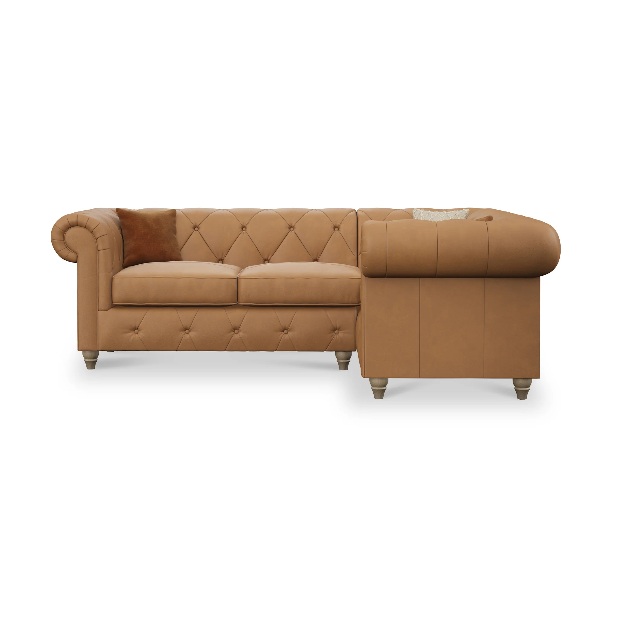 Everett Leather Corner Sofa - Image 80