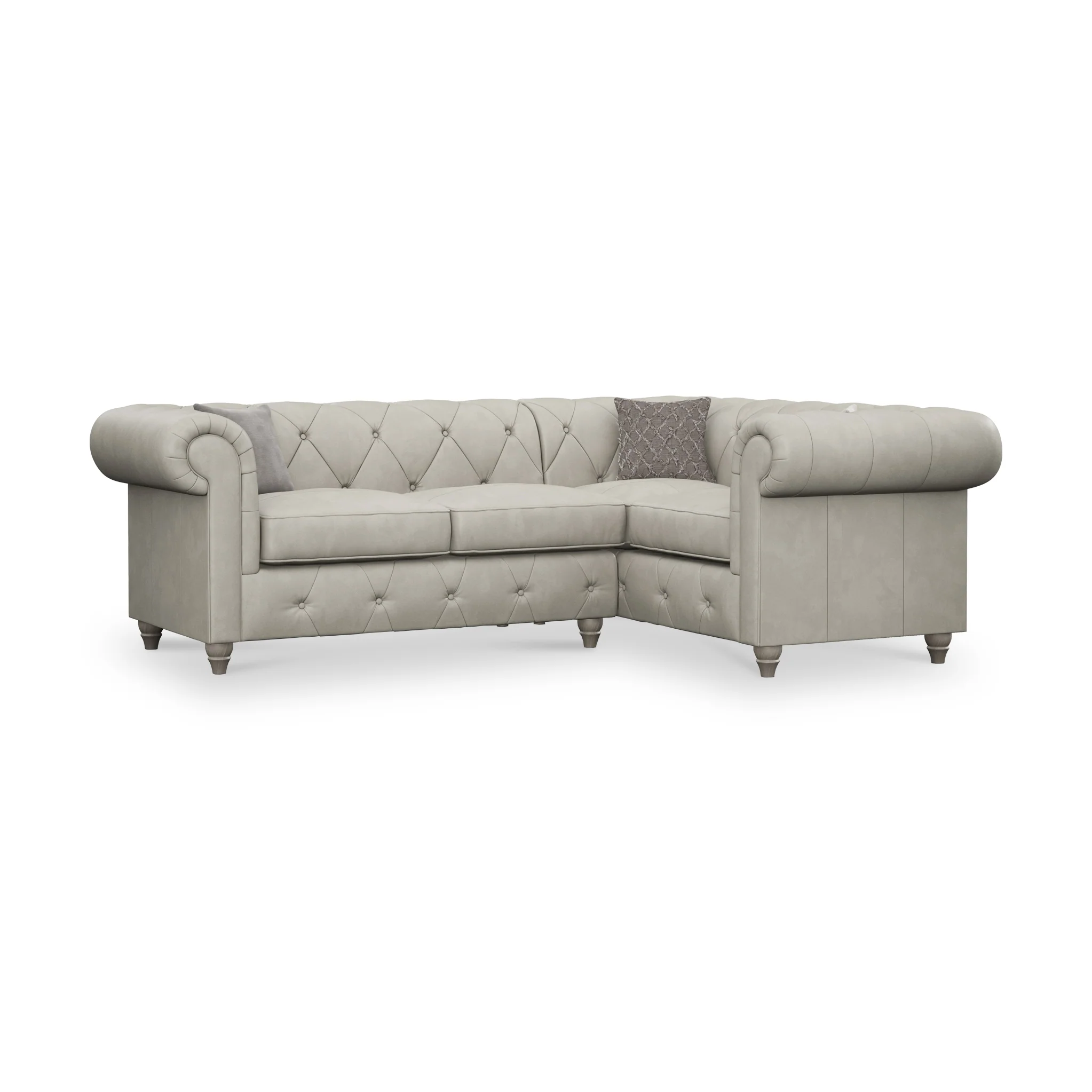 Everett Leather Corner Sofa - Image 98