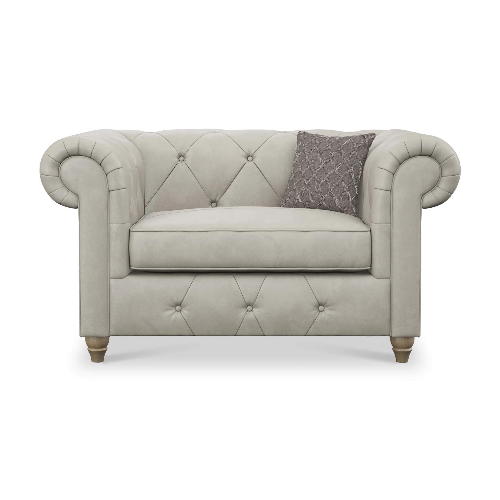 Everett Leather Snuggler Chair - Image 56