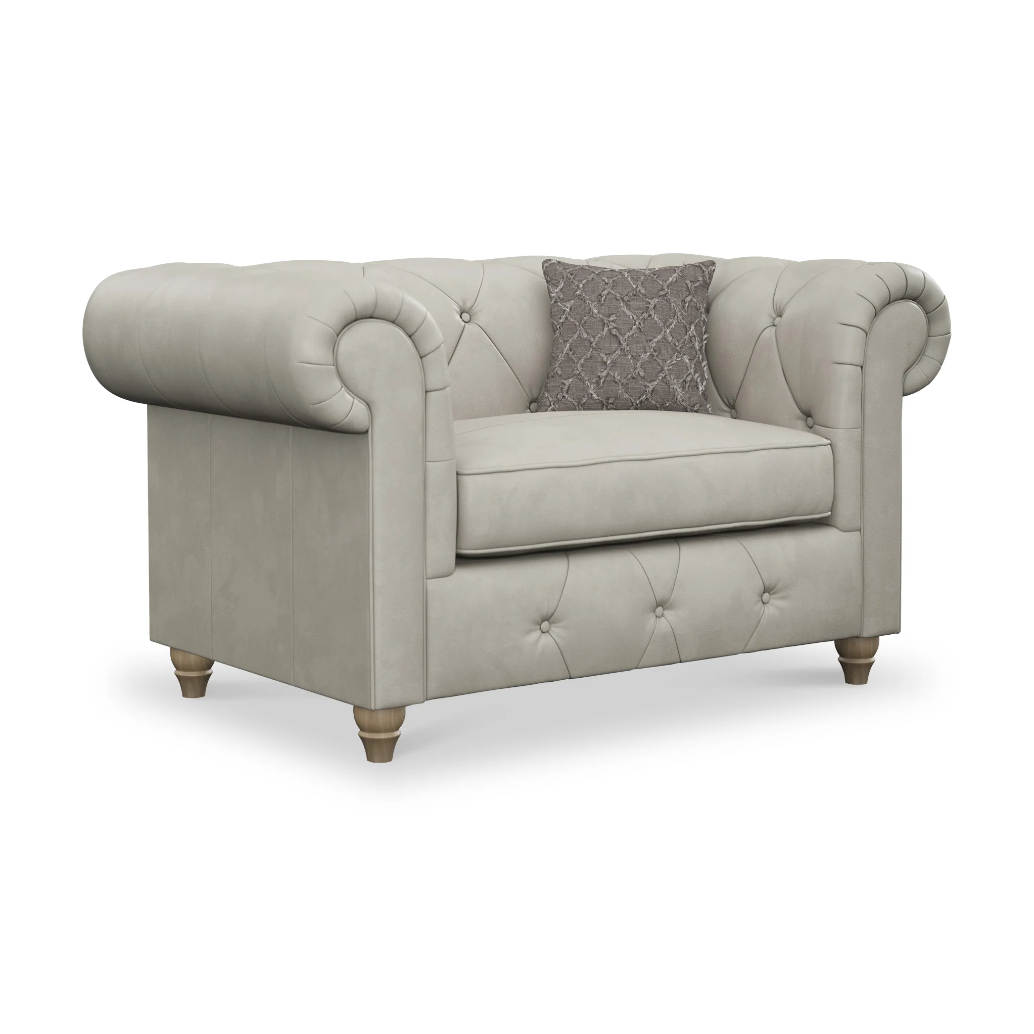 Everett Leather Snuggler Chair - Image 59