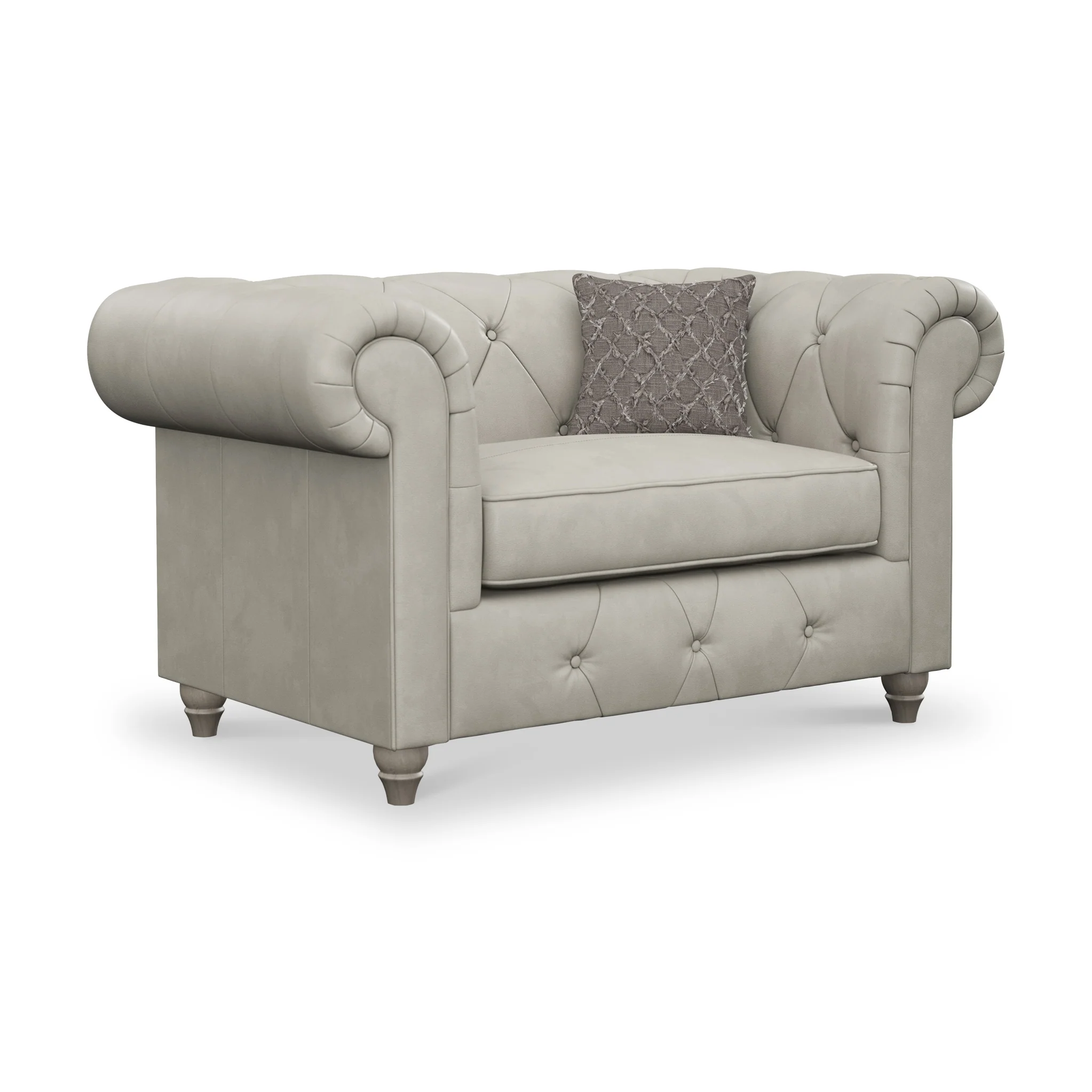 Everett Leather Snuggler Chair - Image 61