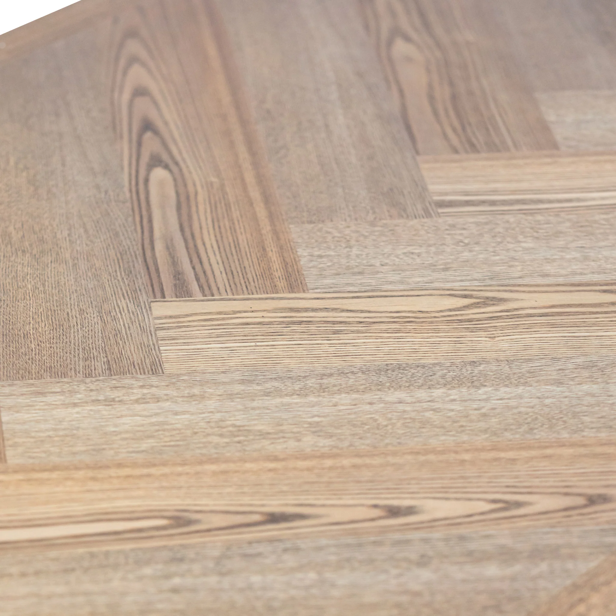 Everly 140cm Ash Herringbone Dining Table - Image 5