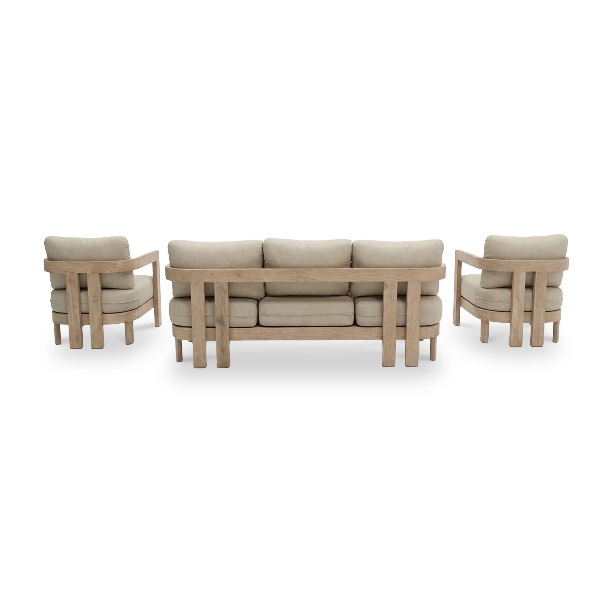 Evora 5 Seater Lounging Set with Coffee Table - Image 4