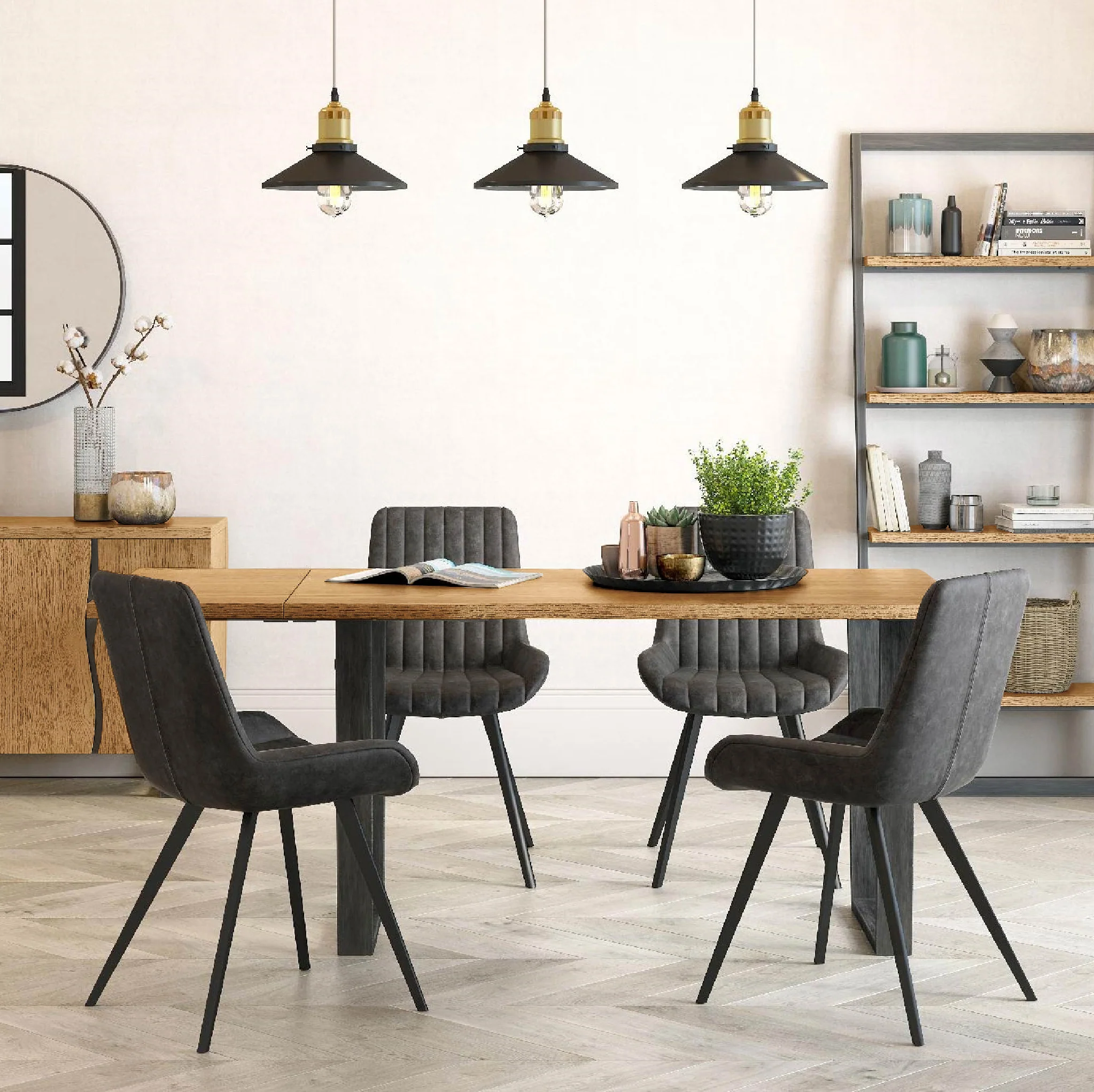 Extension Leaf for Isaac Oak Dining Table - Image 2