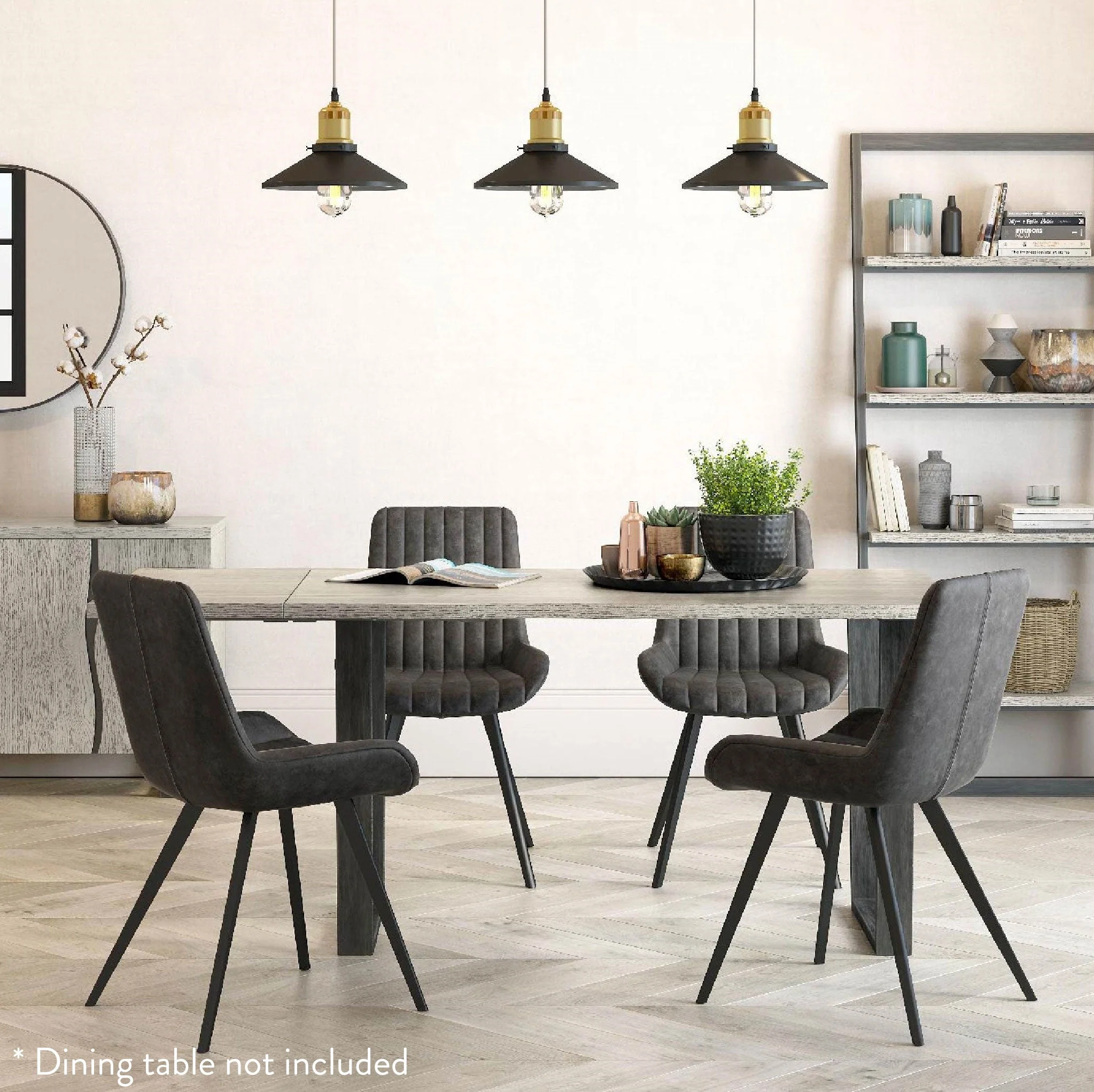 Extension Leaf for Soho Grey Dining Table - Image 2