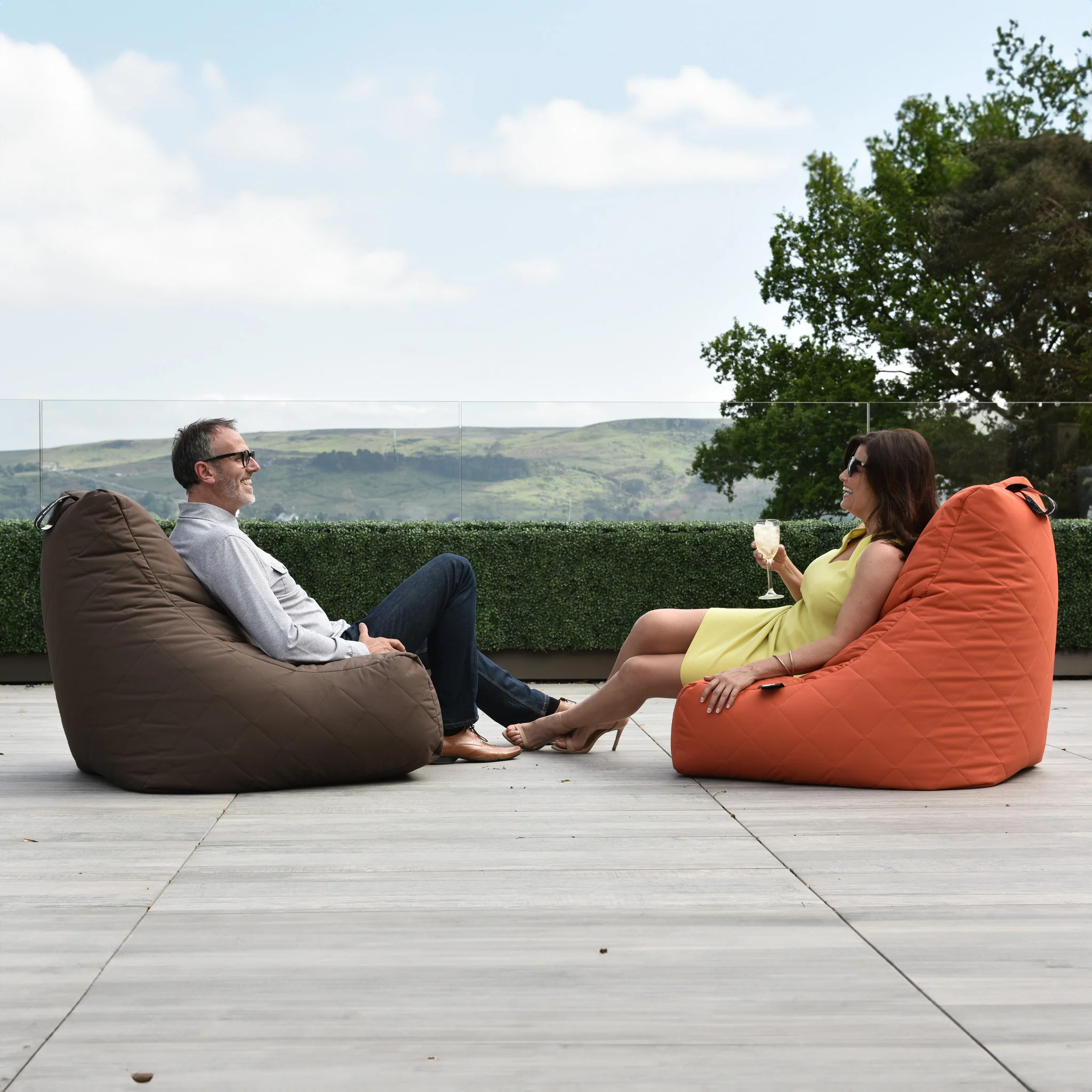 Extreme Lounging Mighty Quilted Bean Bag - Image 3