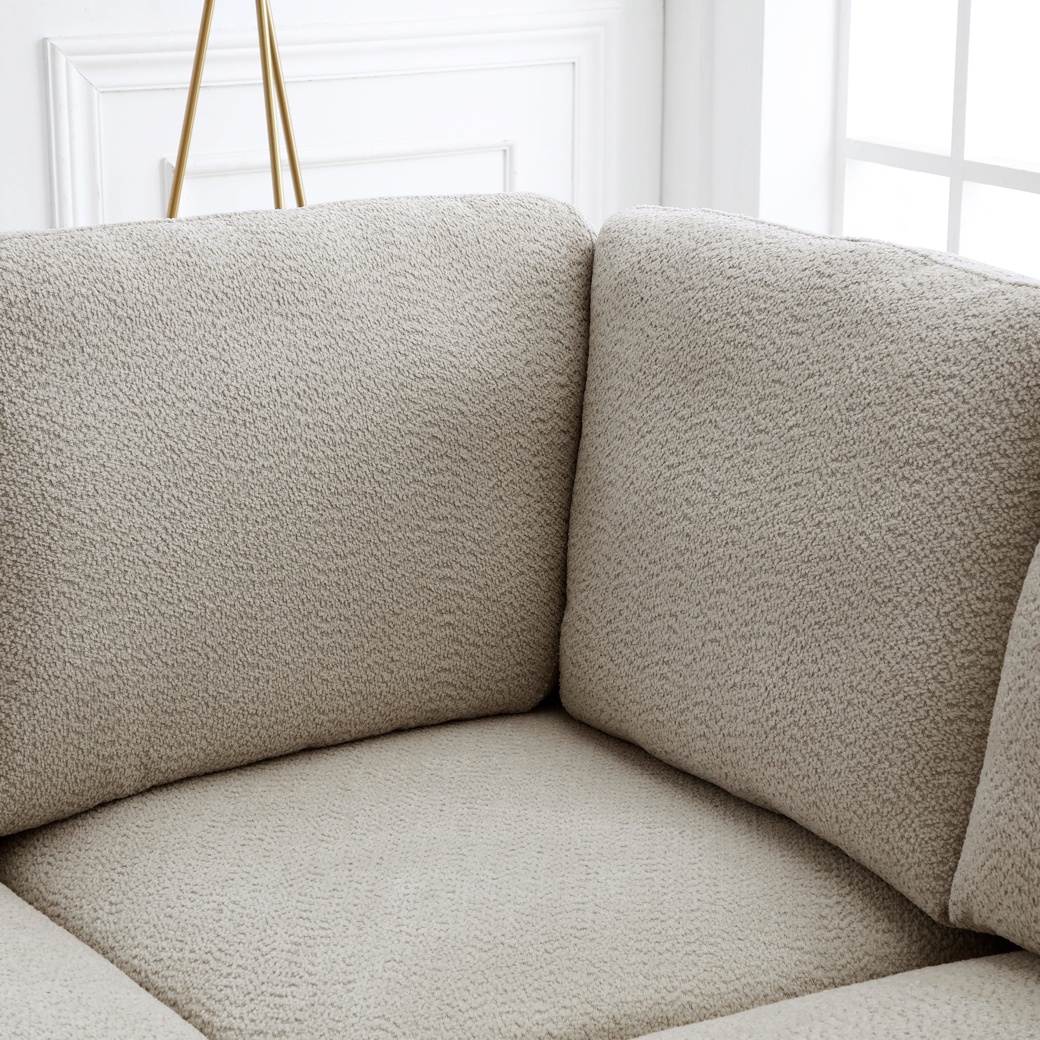 Fairfax Boucle Armless Lounge Chair - Image 11