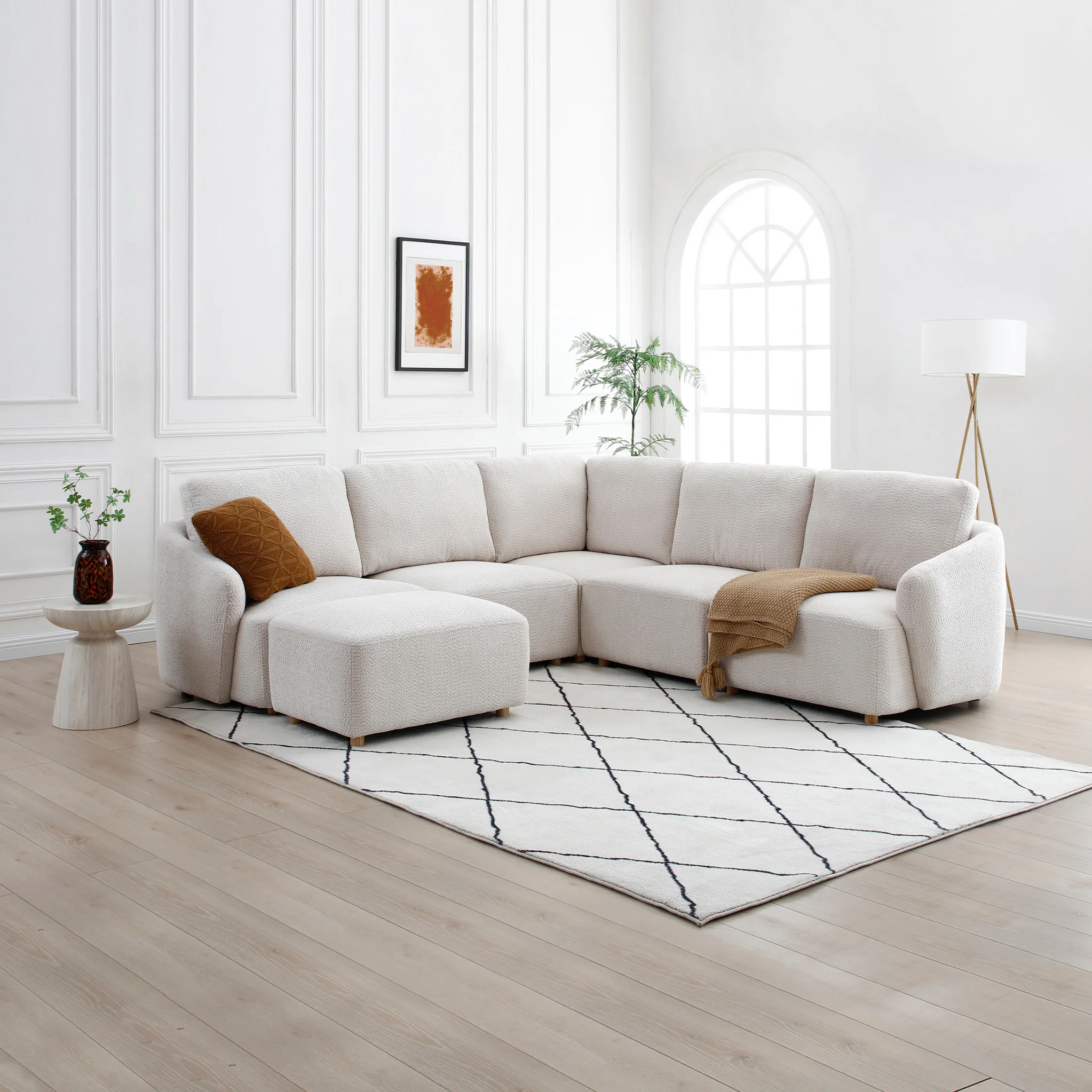 Fairfax Boucle Corner Lounge Chair - Image 2