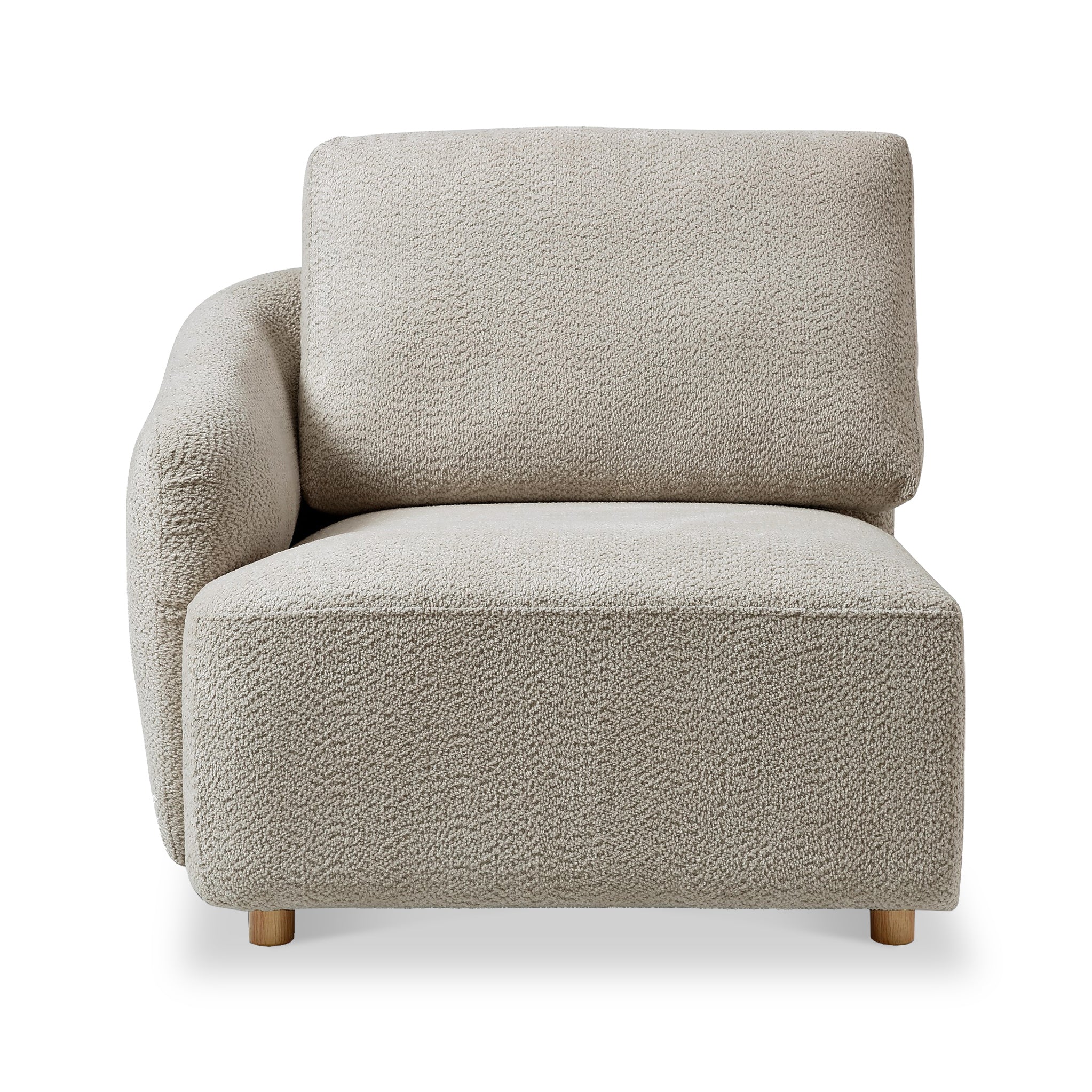 Fairfax Boucle Left Hand Facing Corner Lounge Chair - Image 10