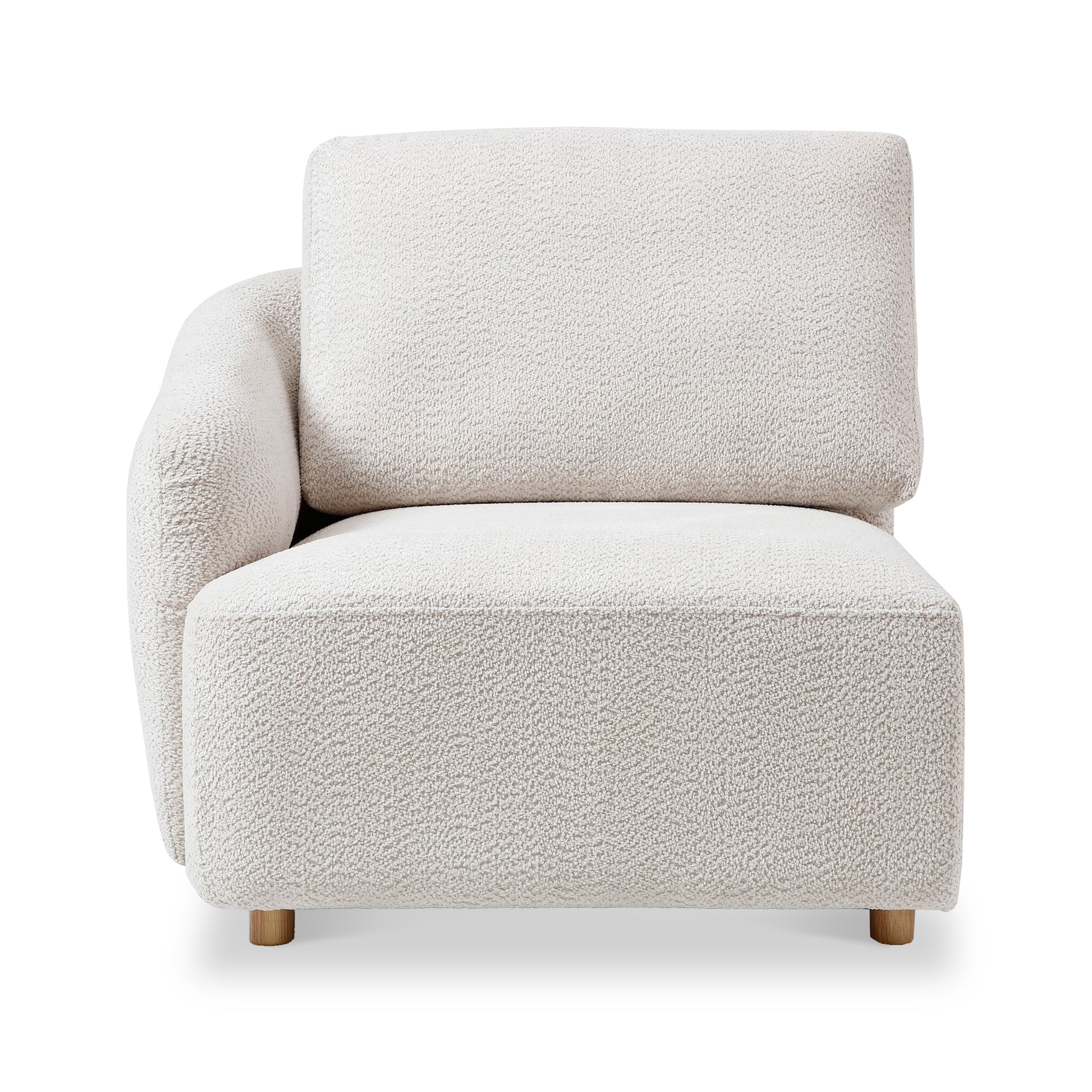 Fairfax Boucle Left Hand Facing Corner Lounge Chair - Image 3
