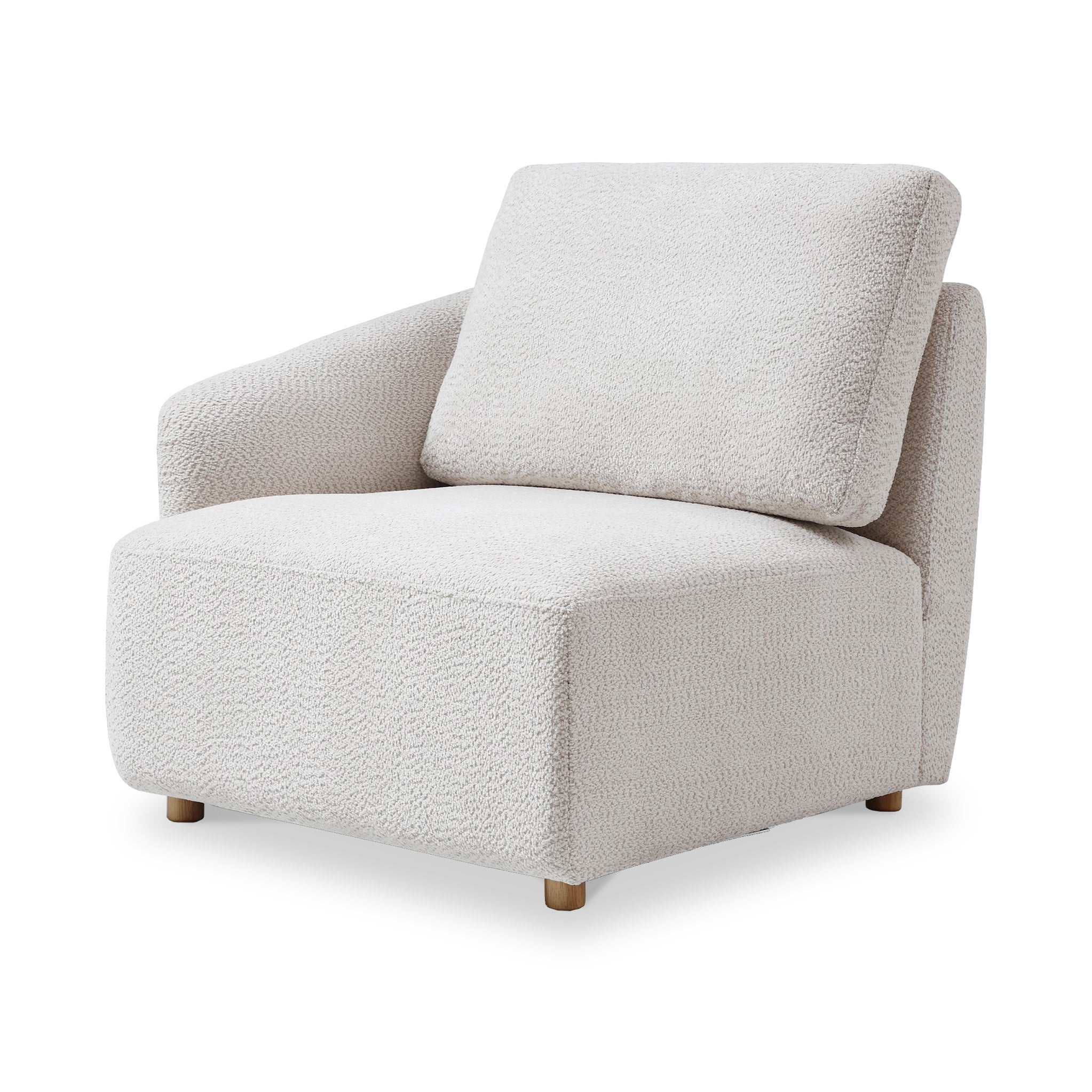 Fairfax Boucle Left Hand Facing Corner Lounge Chair - Image 4