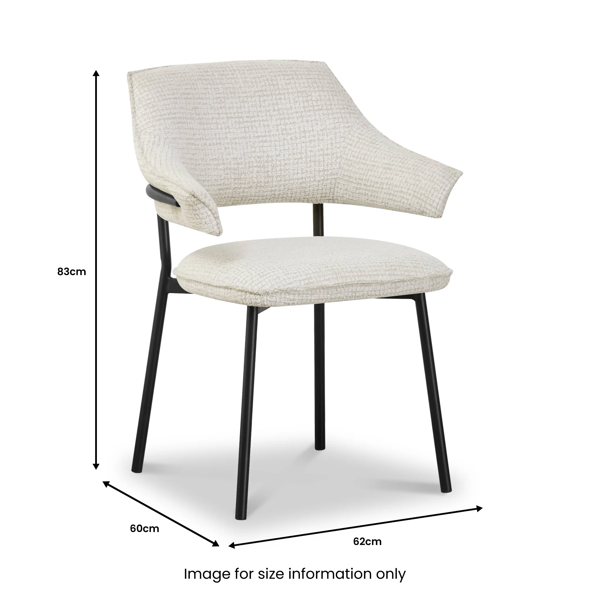 Faraday Textured Dining Chair - Image 11