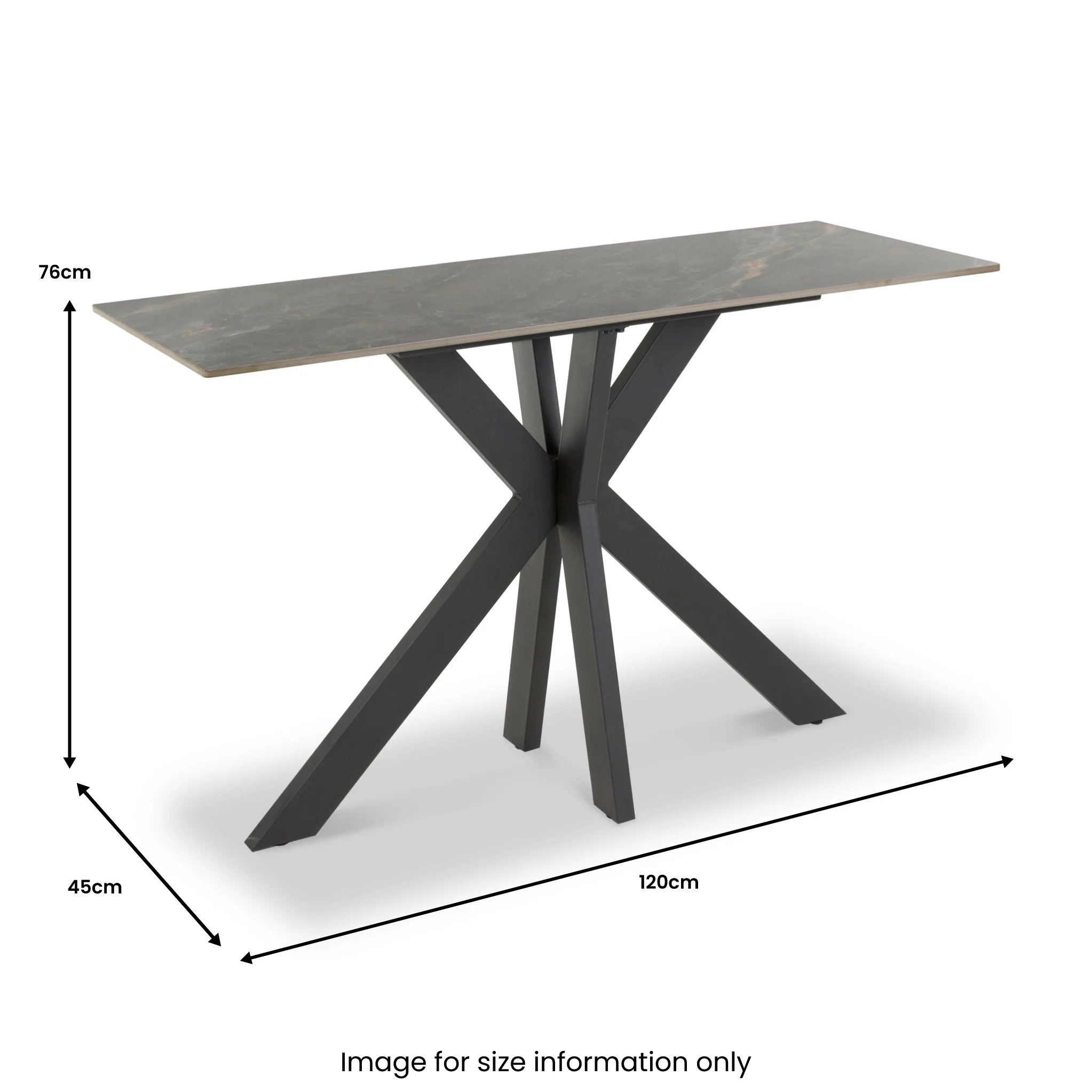 Farnell Ceramic Console Table - Image 11