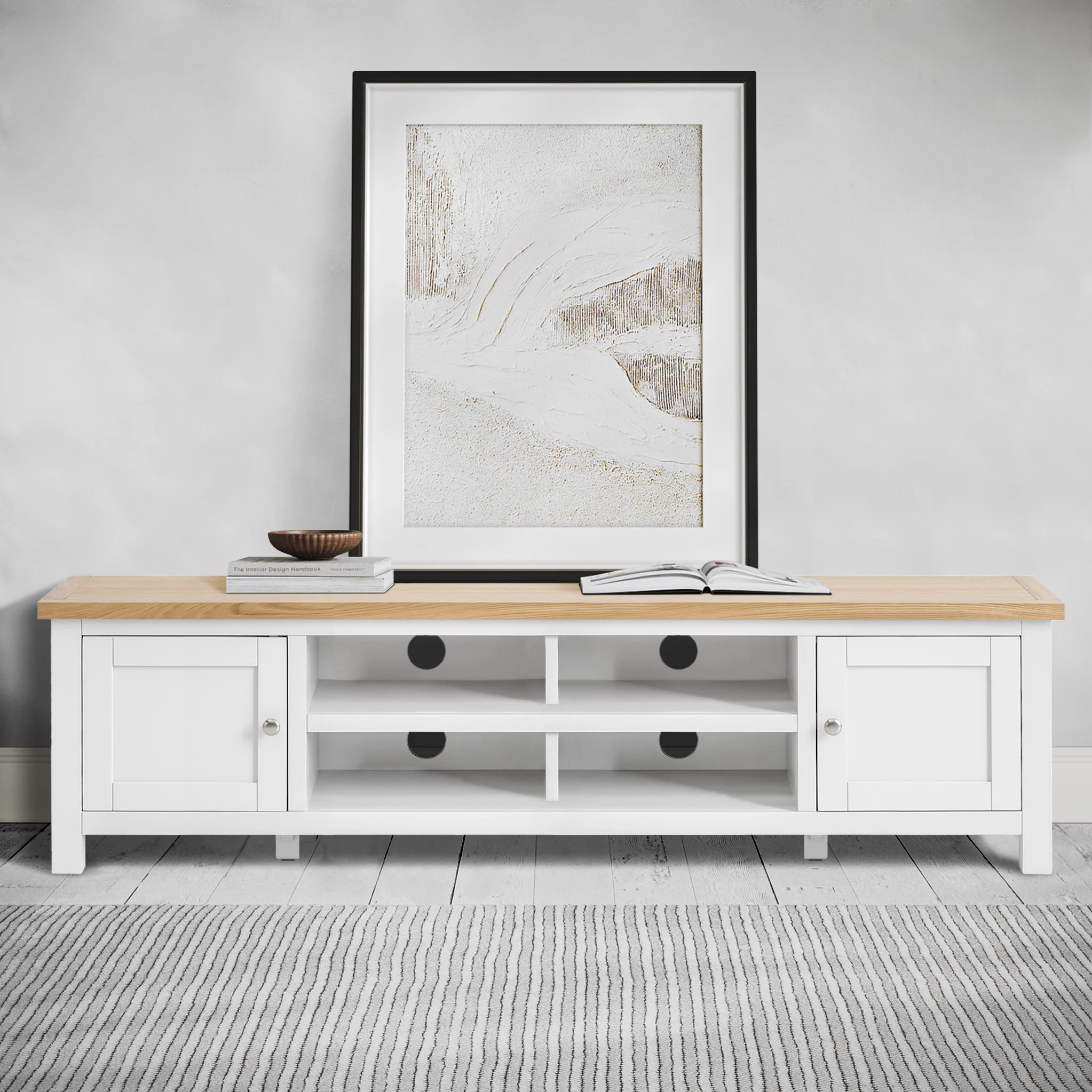 Farro 180cm Extra Wide TV Stand - Image 3