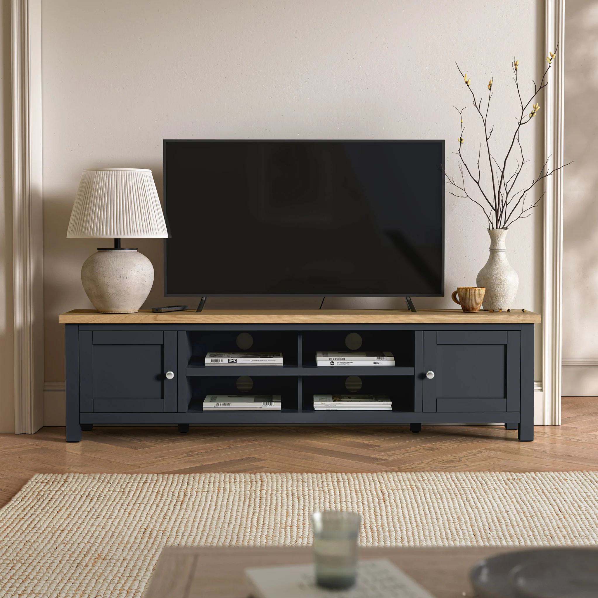 Farro 180cm Extra Wide TV Stand - Image 55