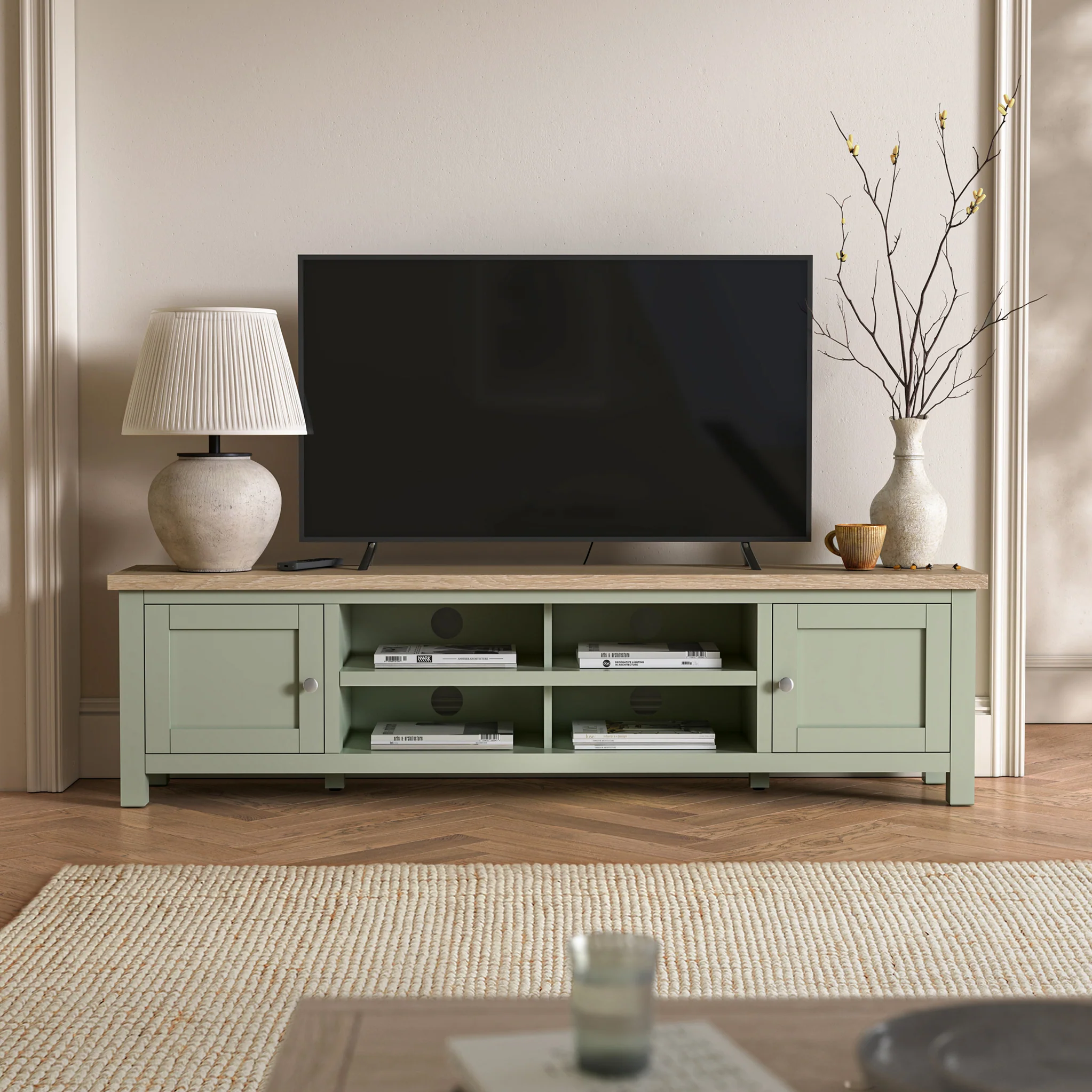 Farro 180cm Extra Wide TV Stand - Image 65