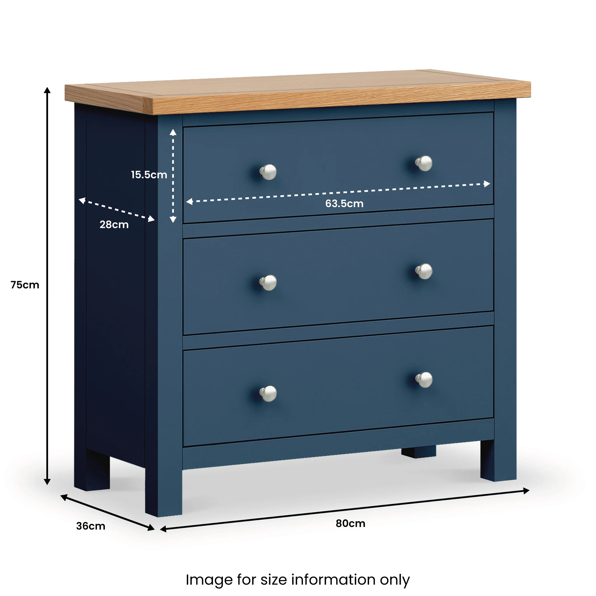 Farro 3 Drawer Chest - Image 72