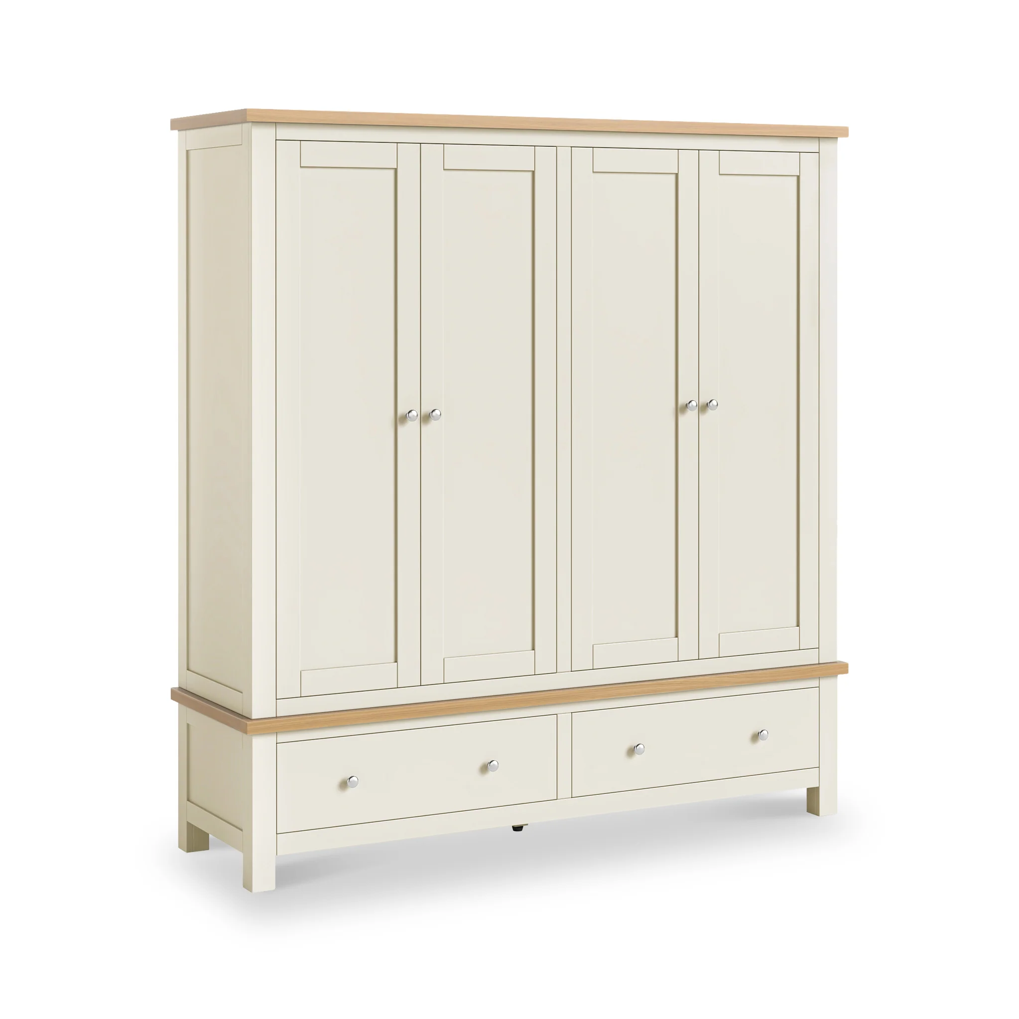 Farro 4 Door Wardrobe with 2 Drawers - Image 17