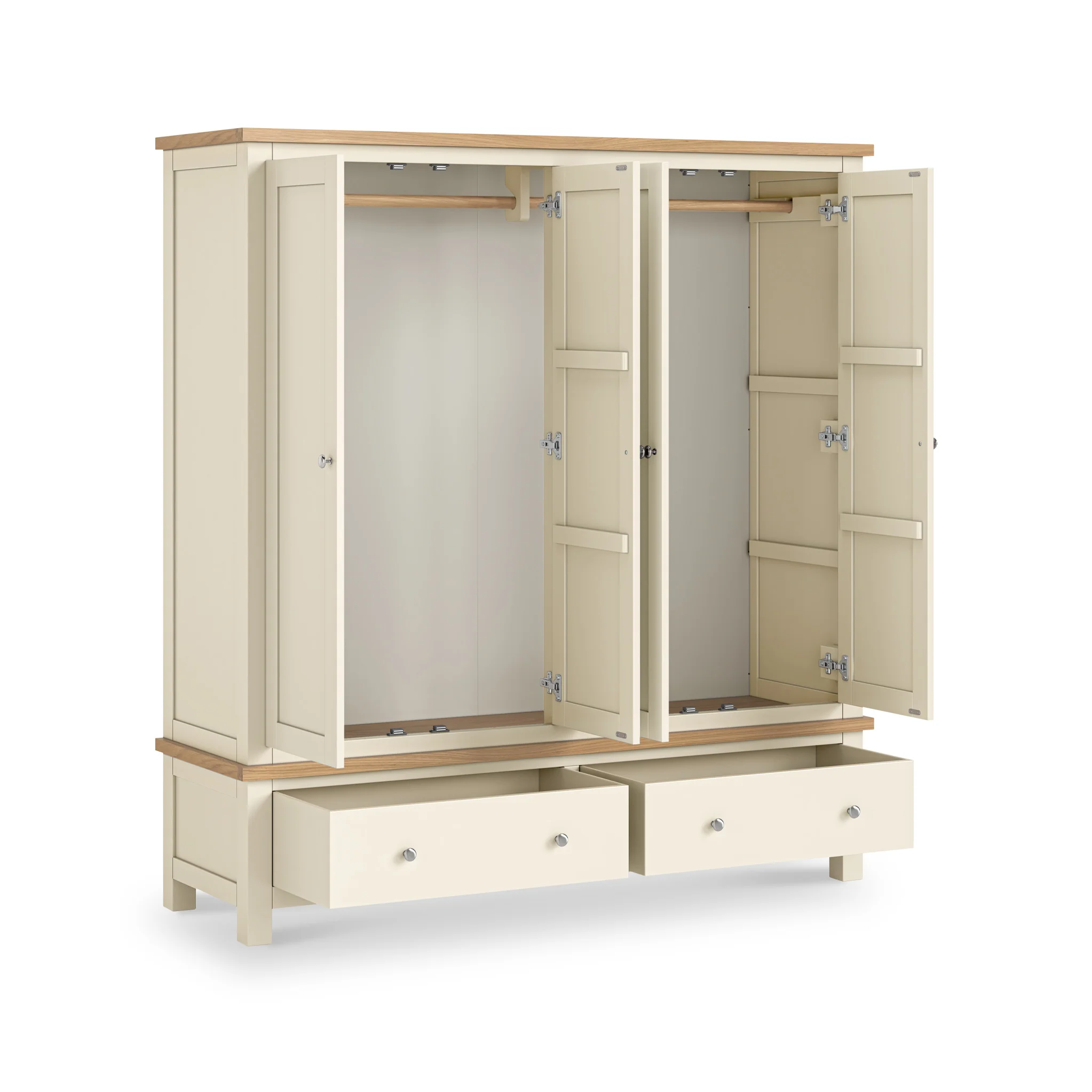Farro 4 Door Wardrobe with 2 Drawers - Image 20