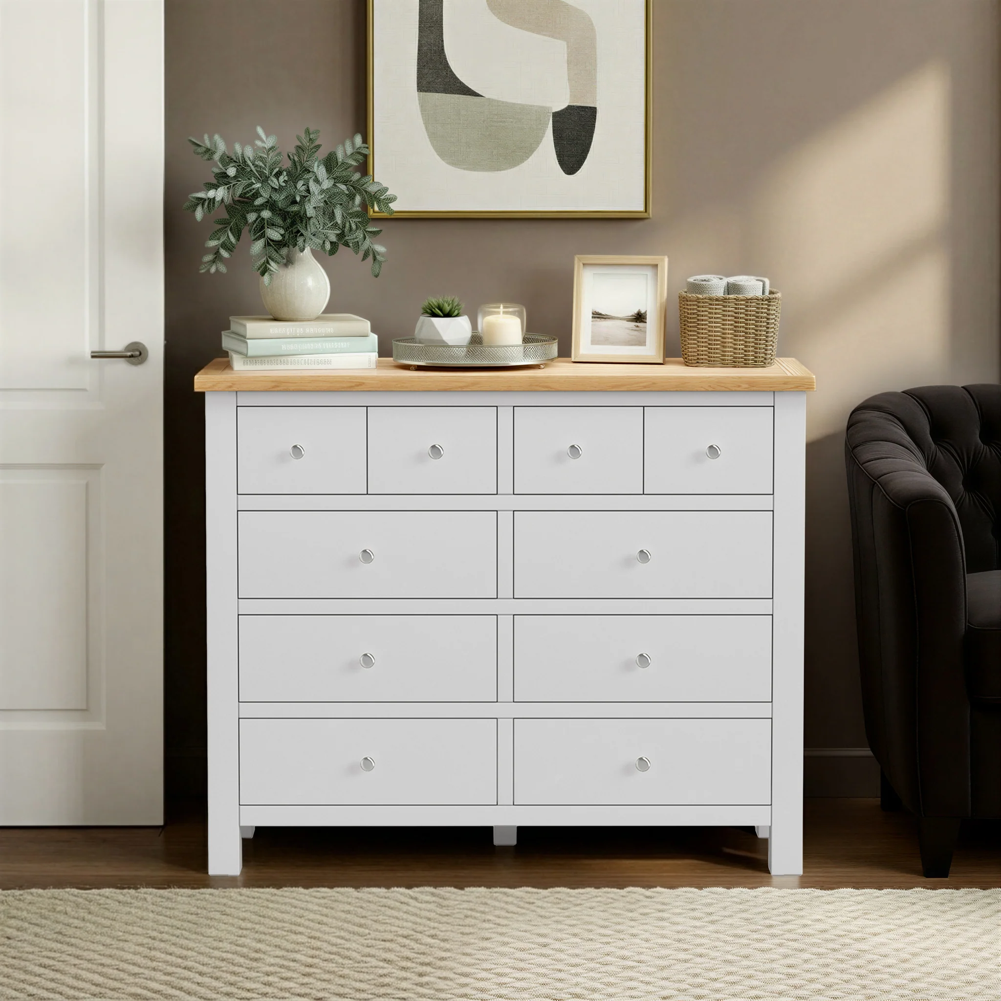Farro 4 Over 6 Chest of Drawers - Image 11