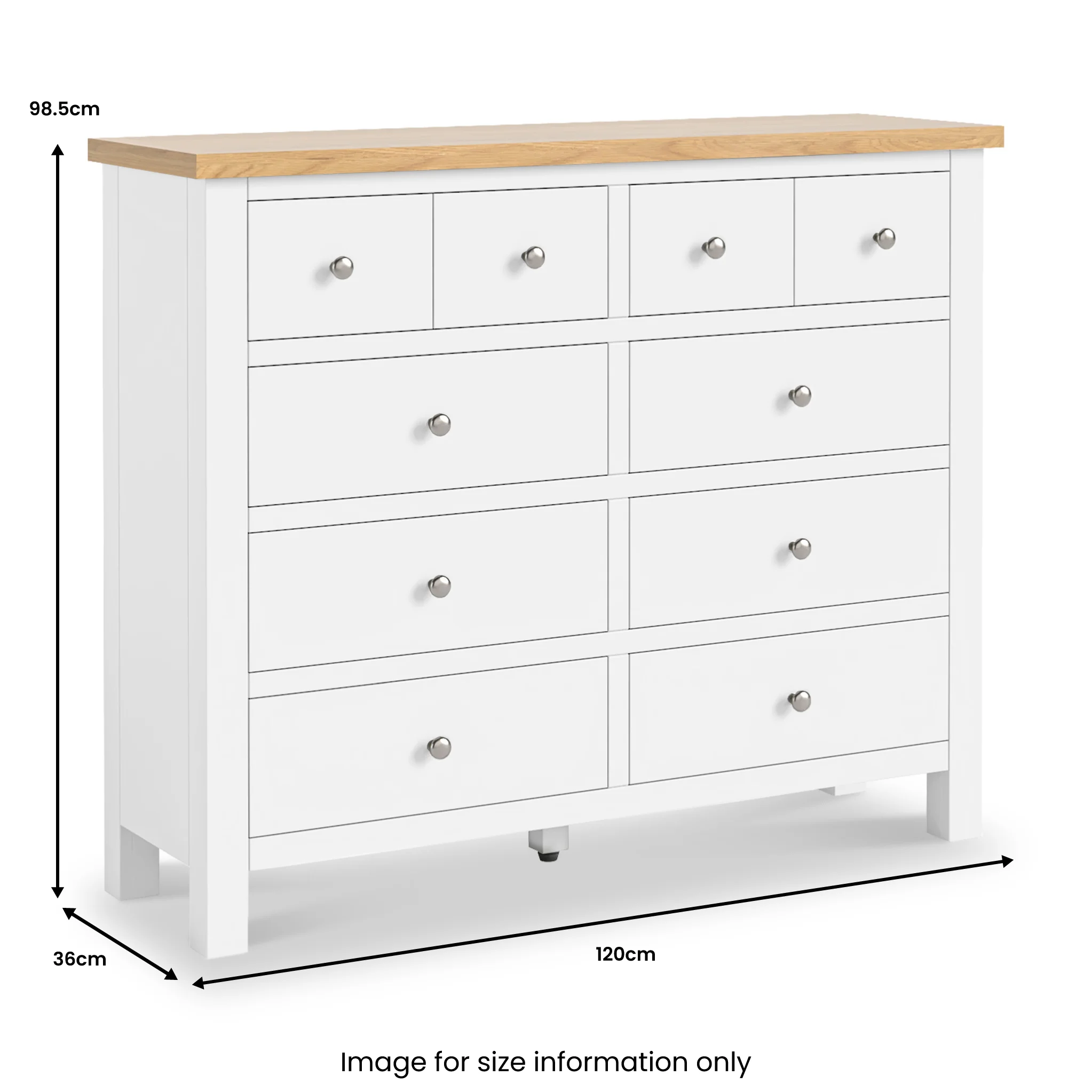 Farro 4 Over 6 Chest of Drawers - Image 25