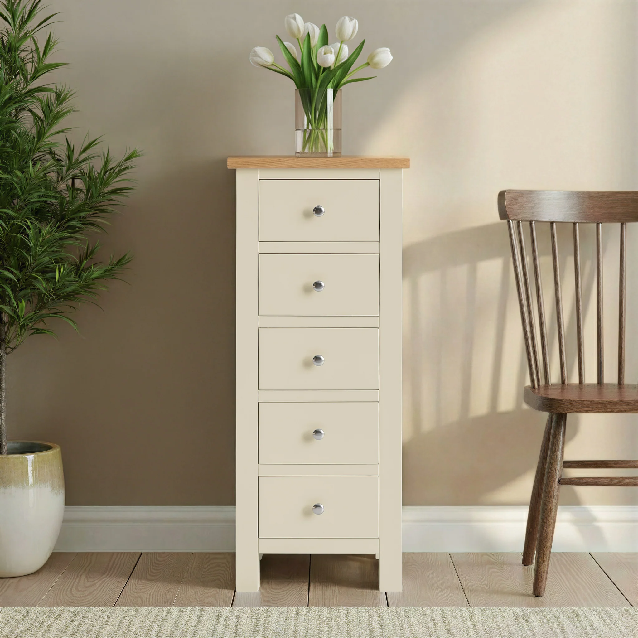 Farro 5 Drawer Tallboy Chest - Image 19