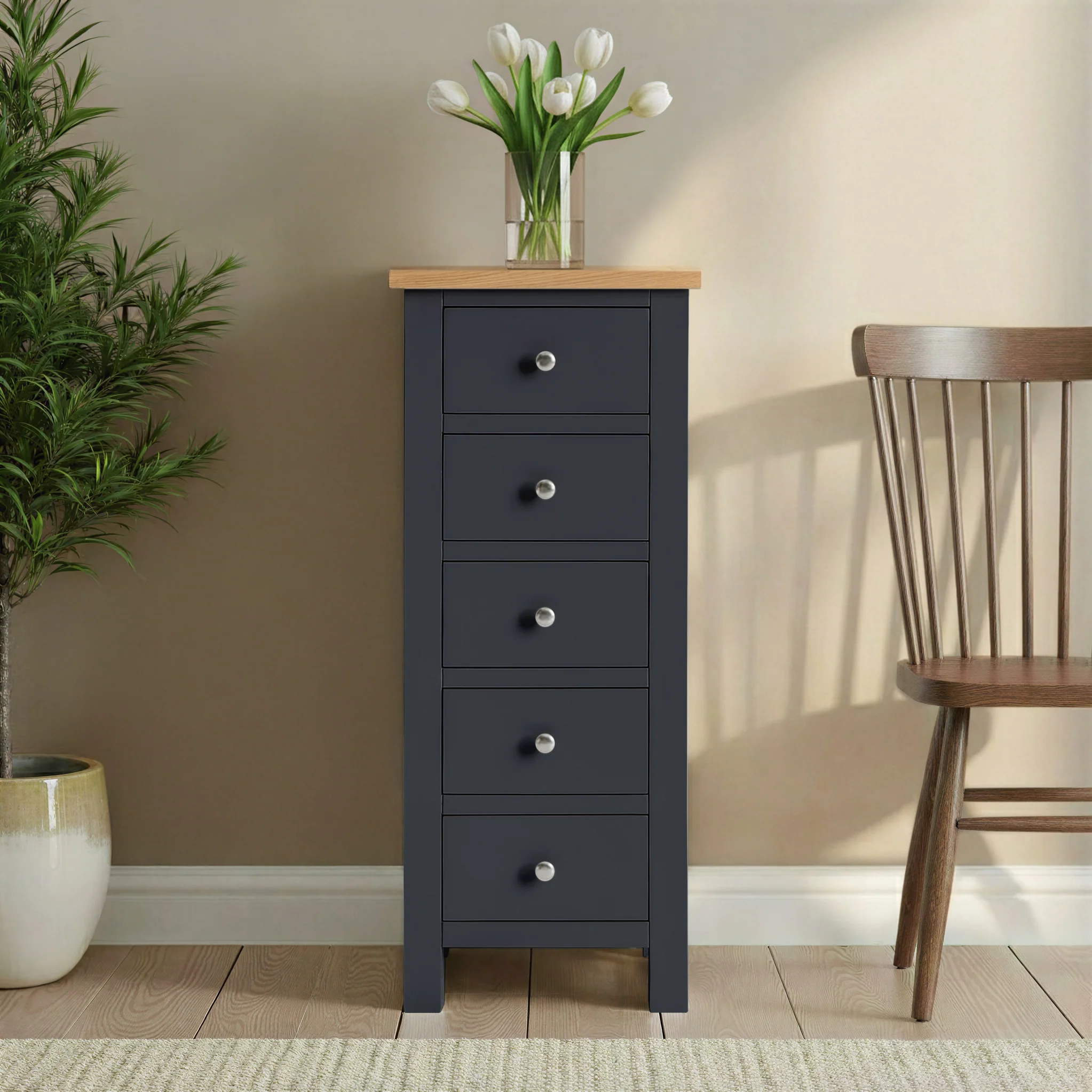 Farro 5 Drawer Tallboy Chest - Image 27