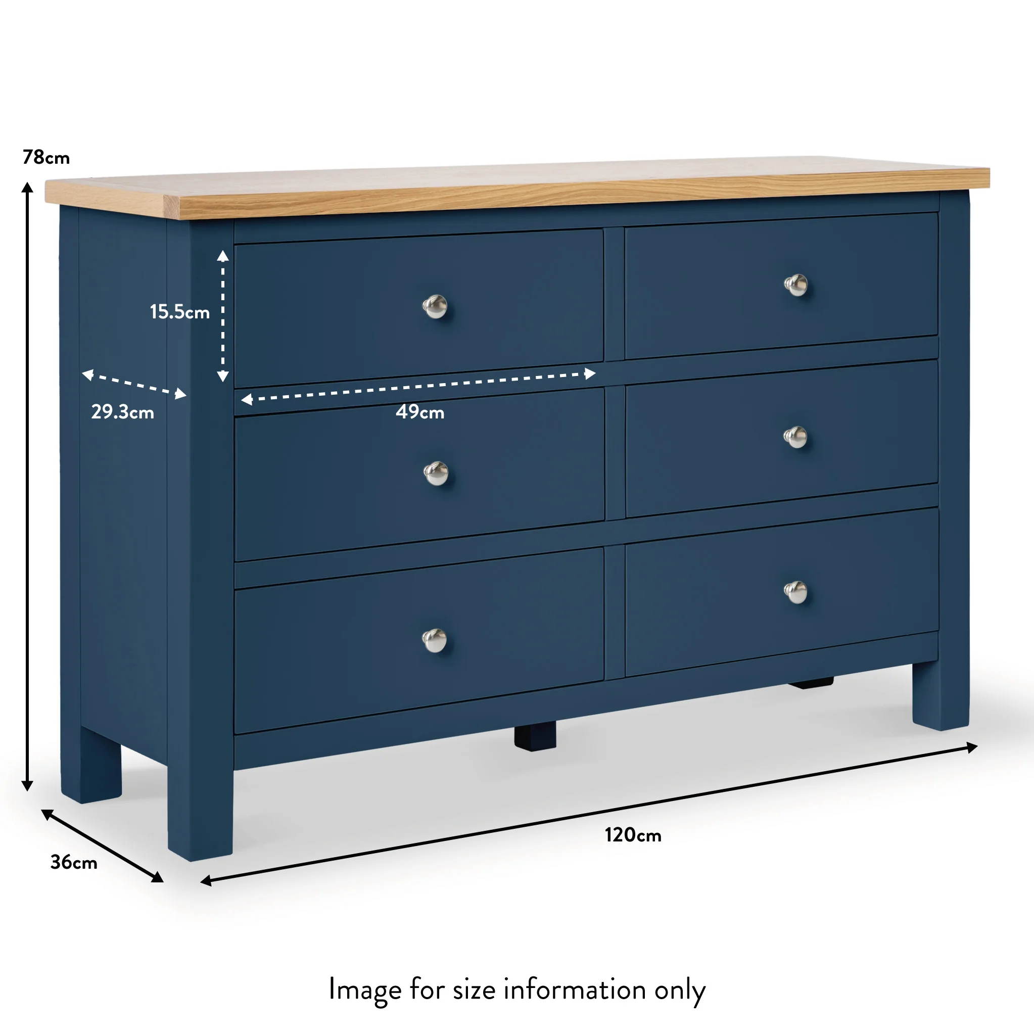Farro 6 Drawer Chest - Image 77