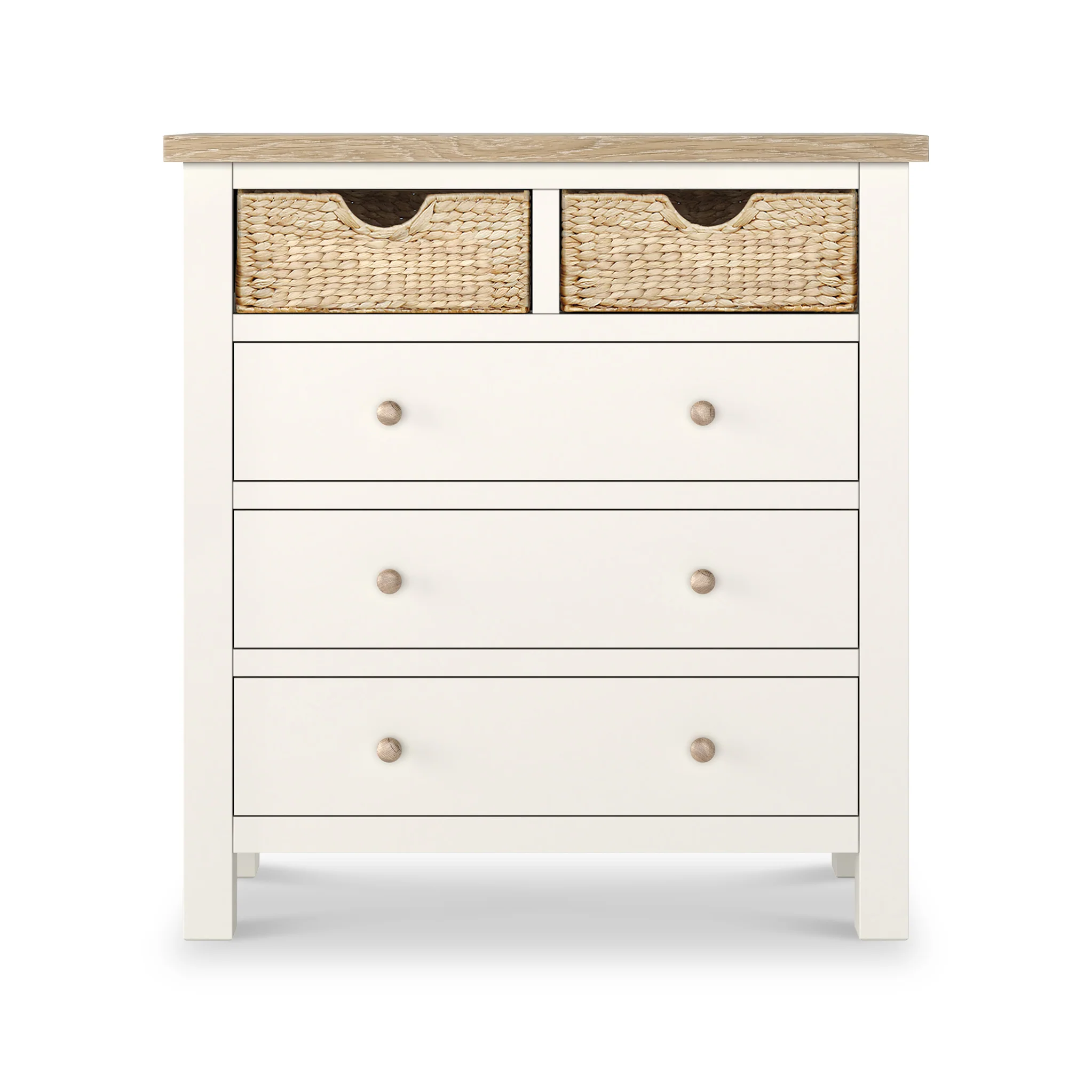 Farro Basket 2 Over 3 Drawer Chest - Image 10