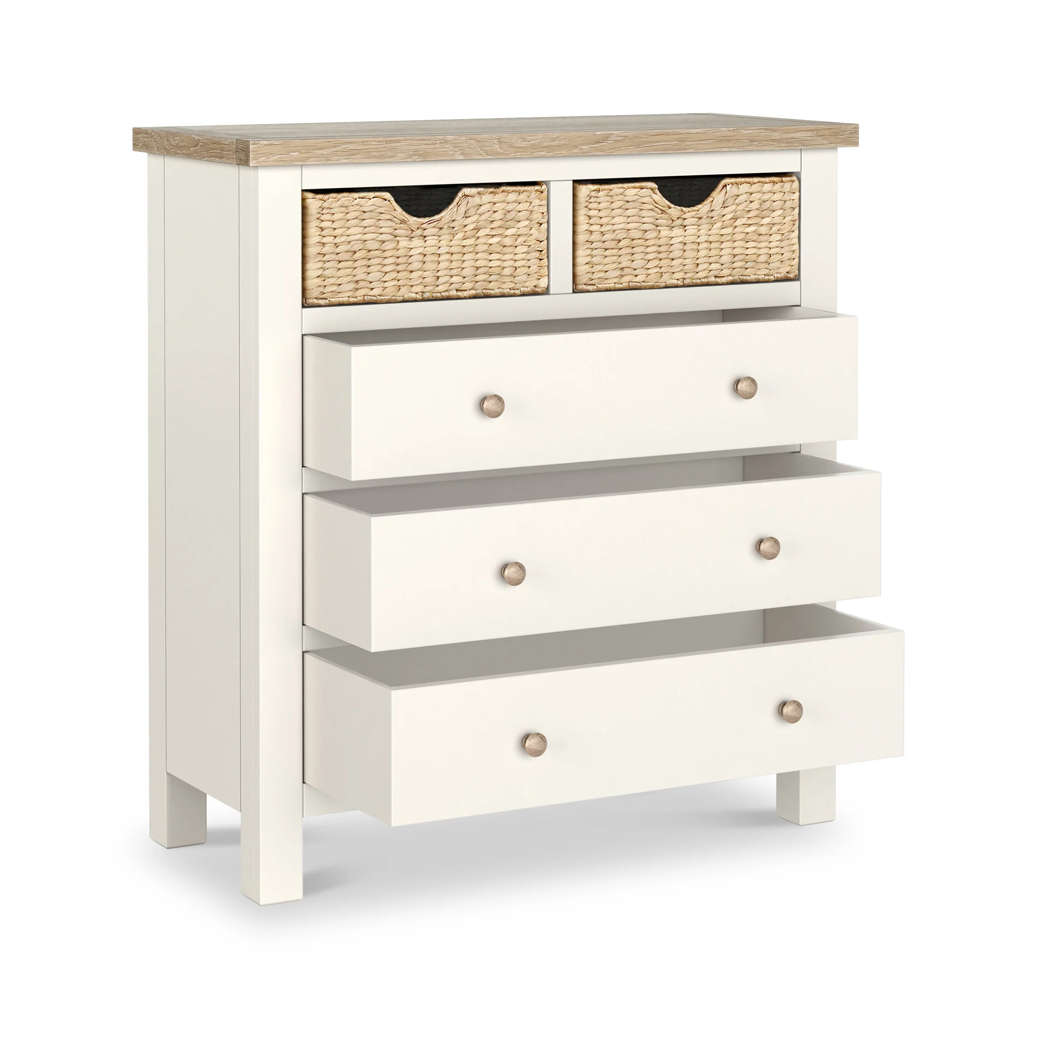Farro Basket 2 Over 3 Drawer Chest - Image 11
