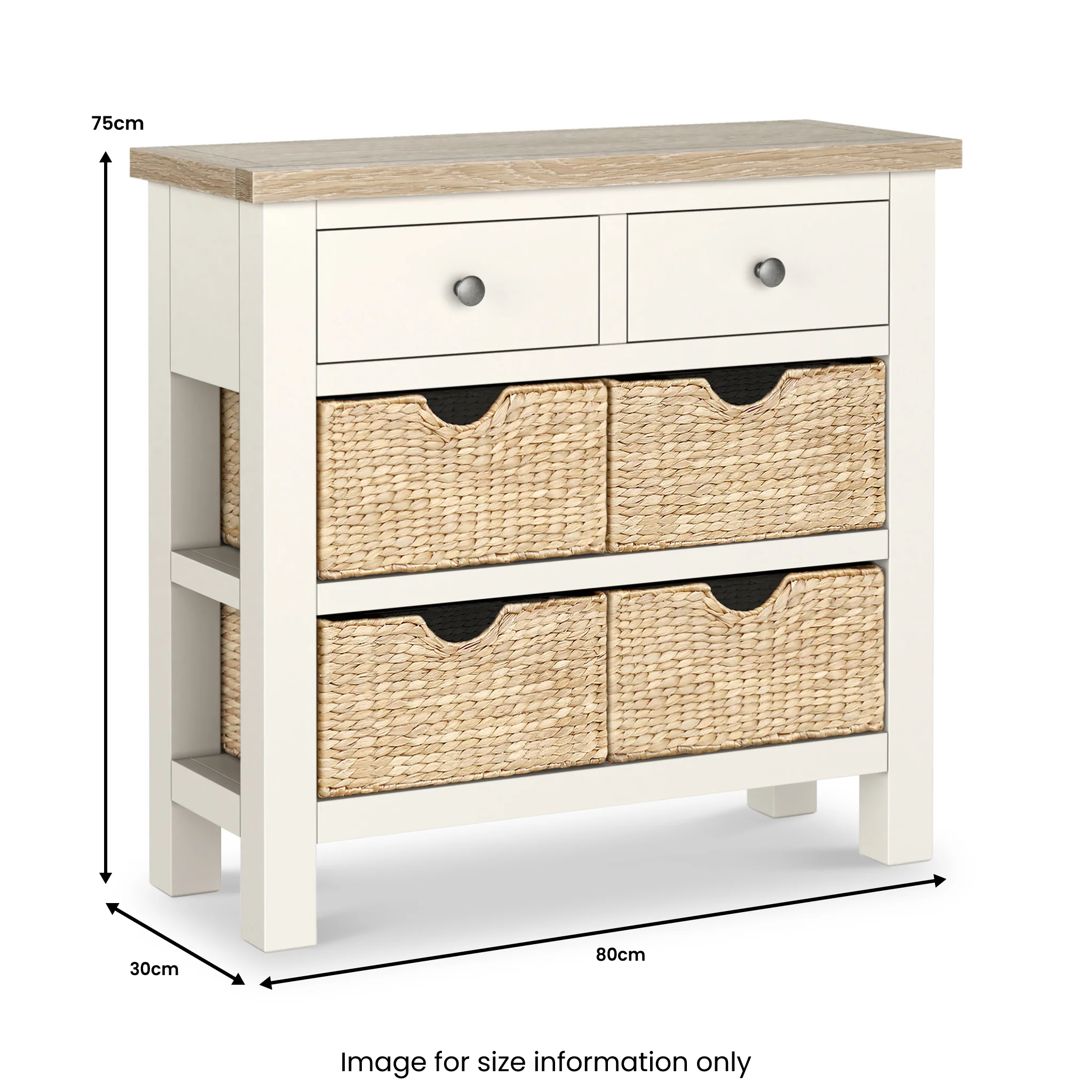 Farro Basket Console Table - Image 13