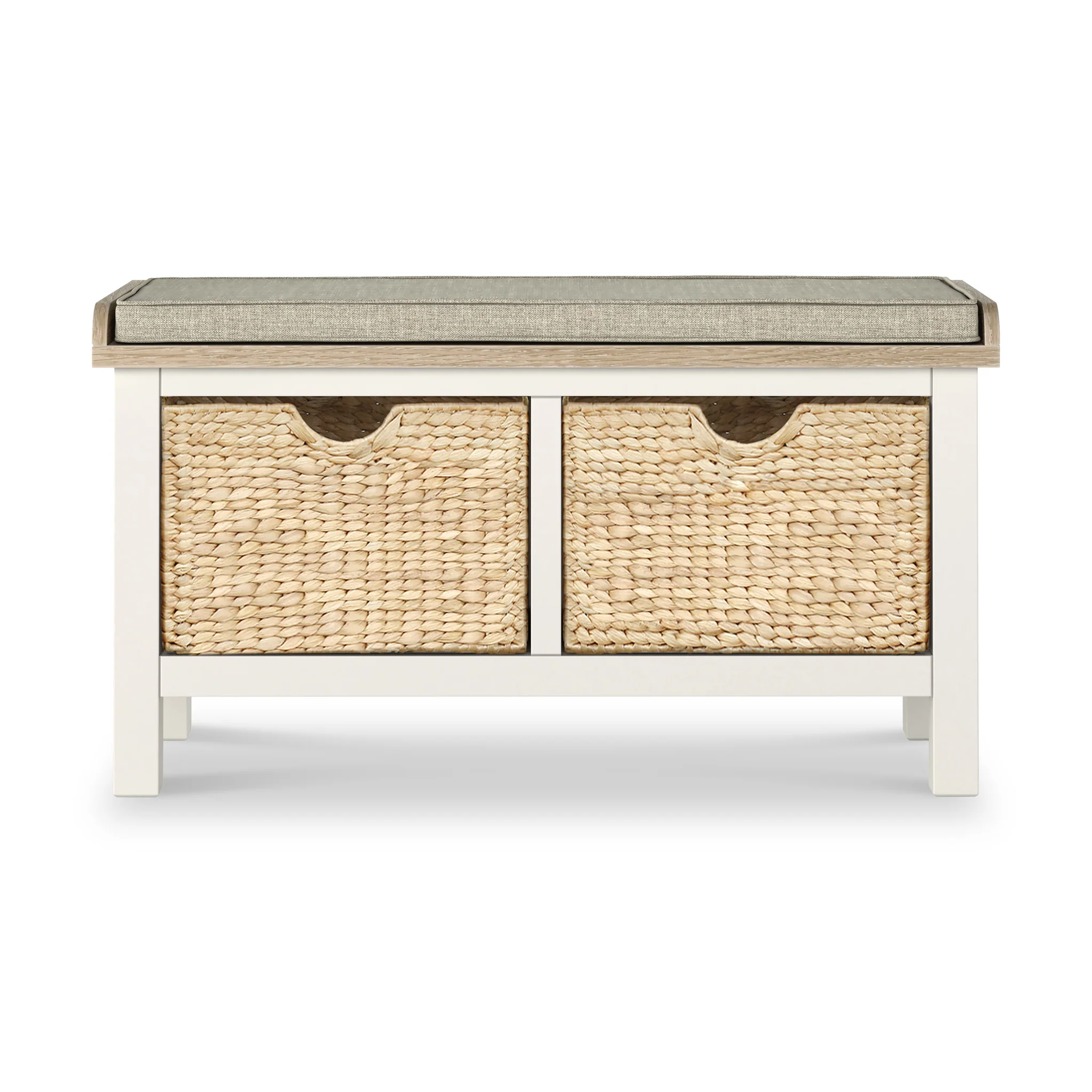 Farro Basket Storage Bench - Image 3