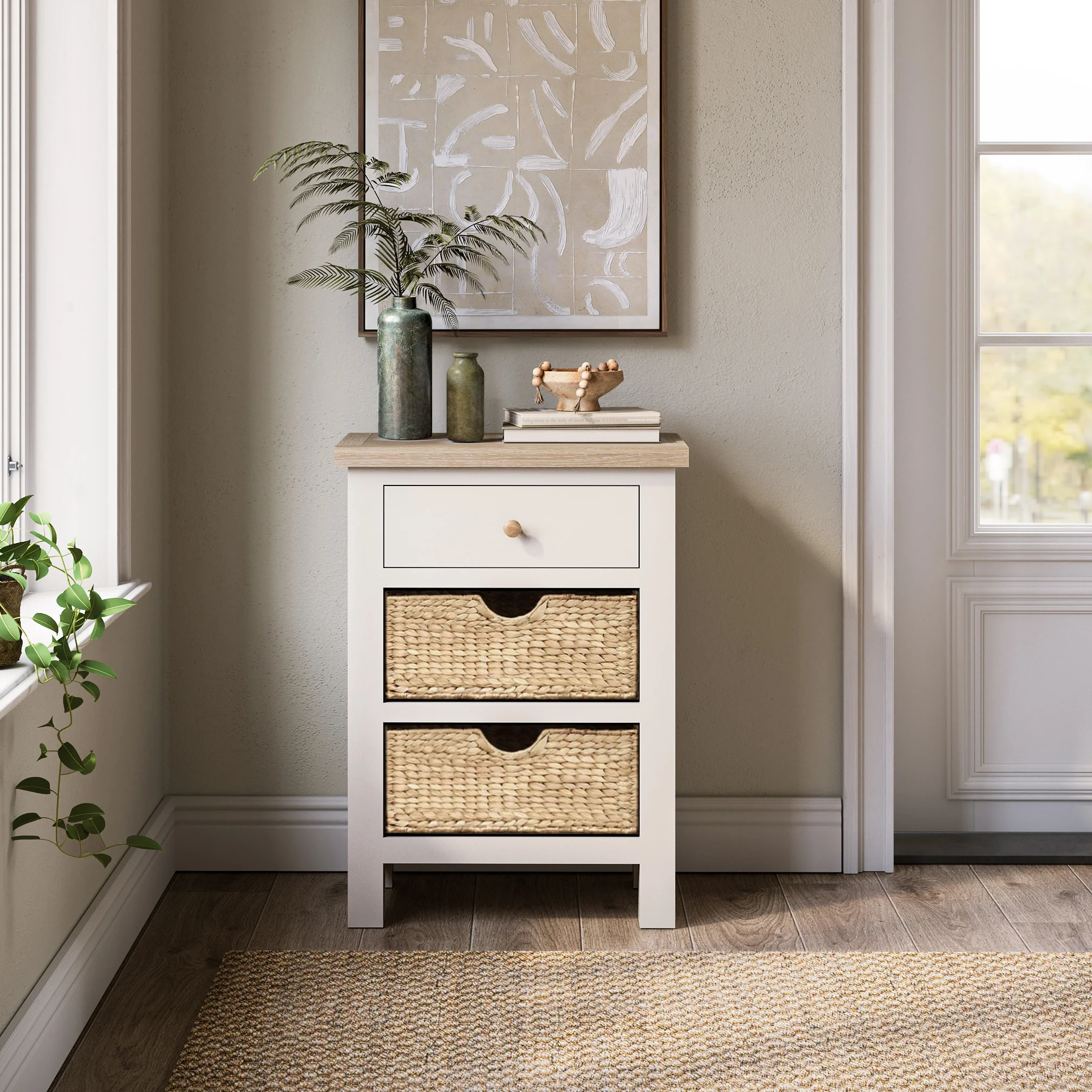 Farro Basket Telephone Table - Image 7