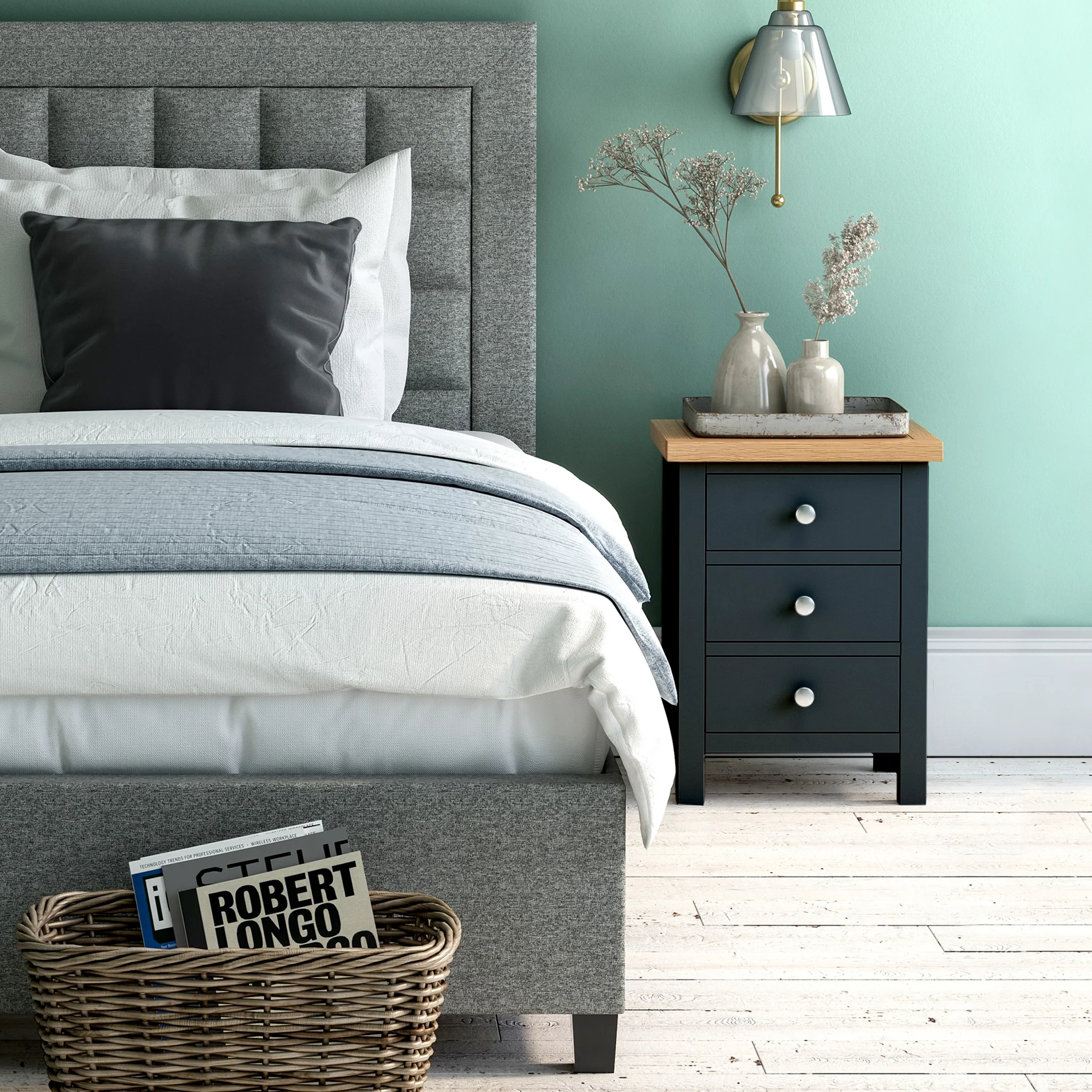 Farro Bedside Table - Image 44