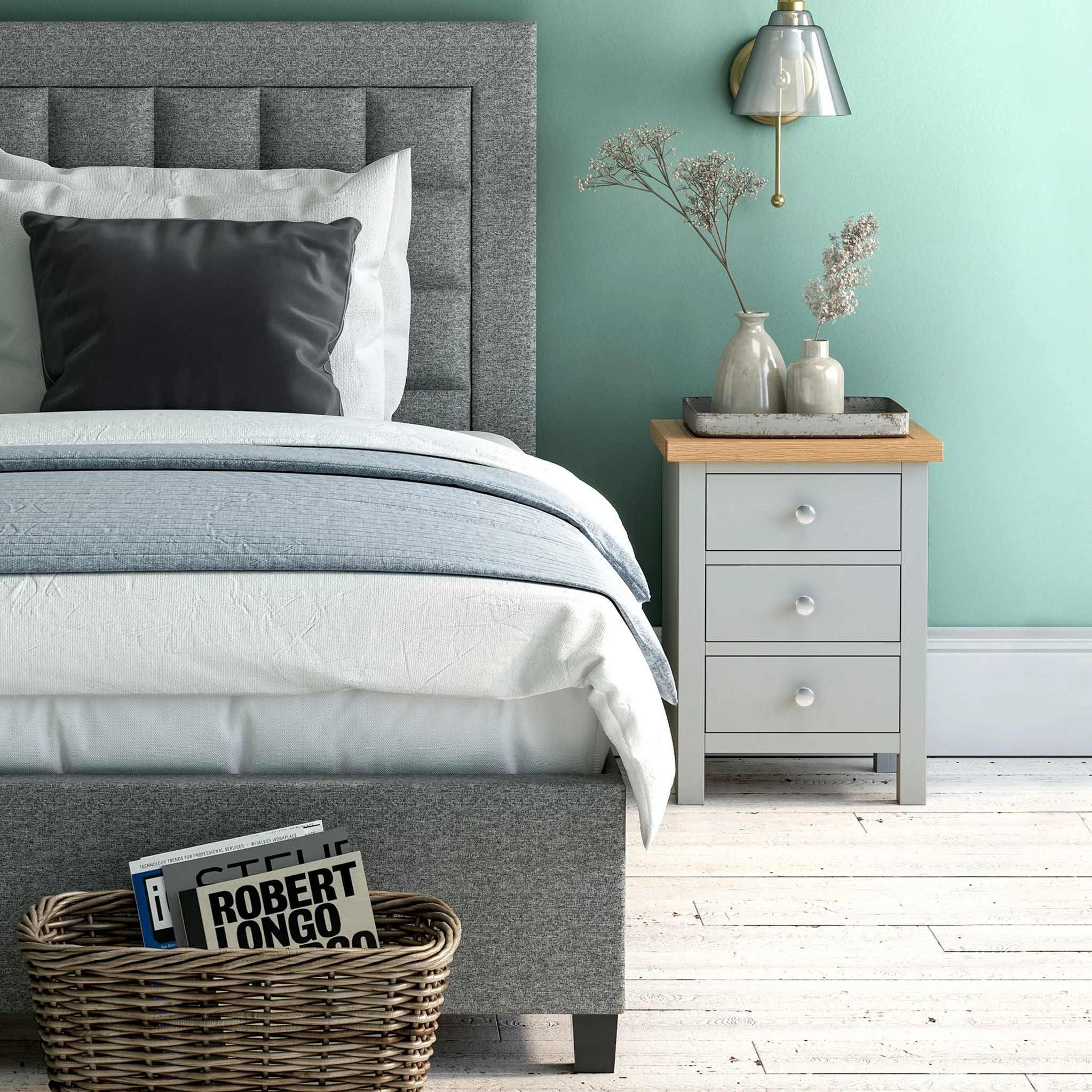 Farro Bedside Table - Image 9