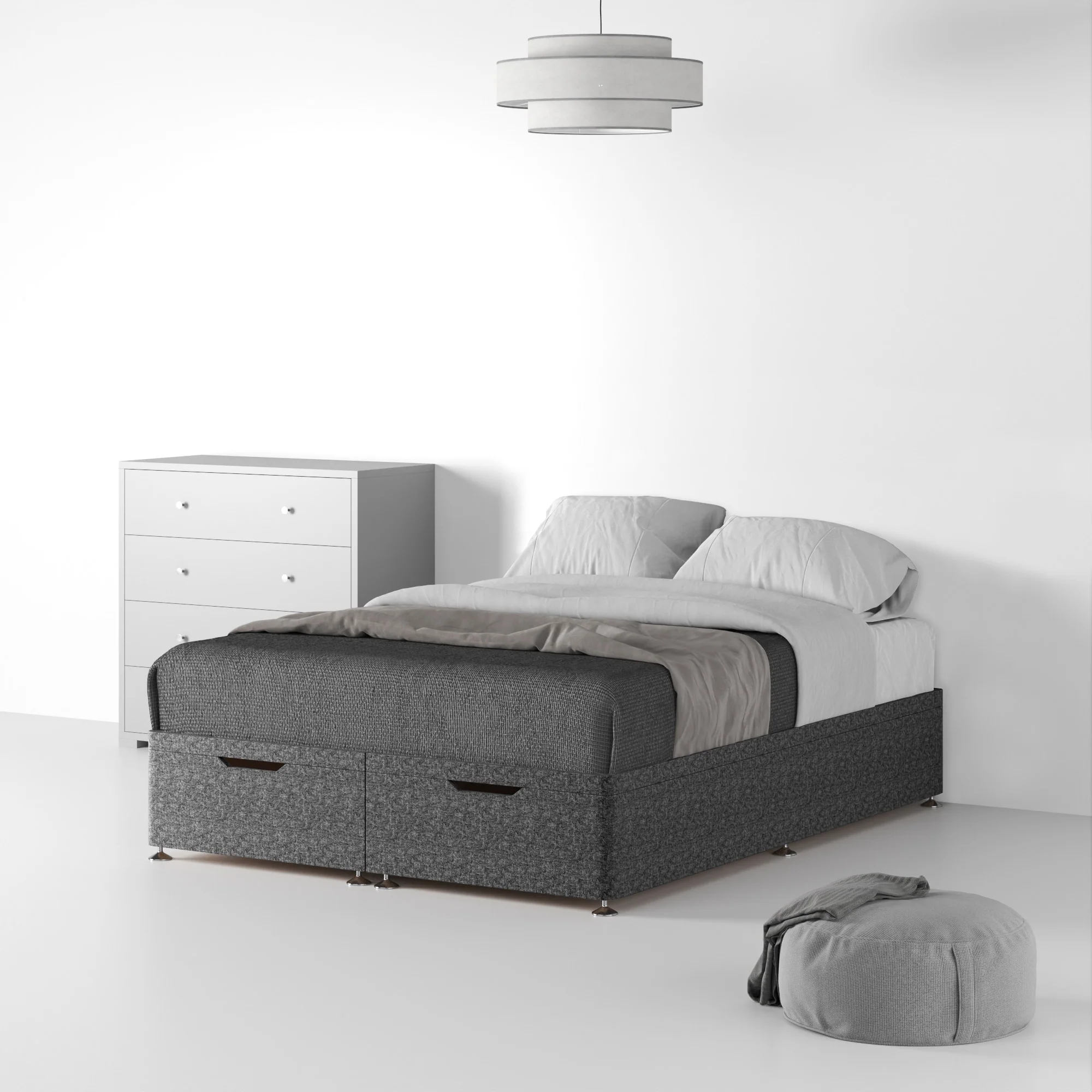 Farrow Linen Divan Bed Base - Image 46