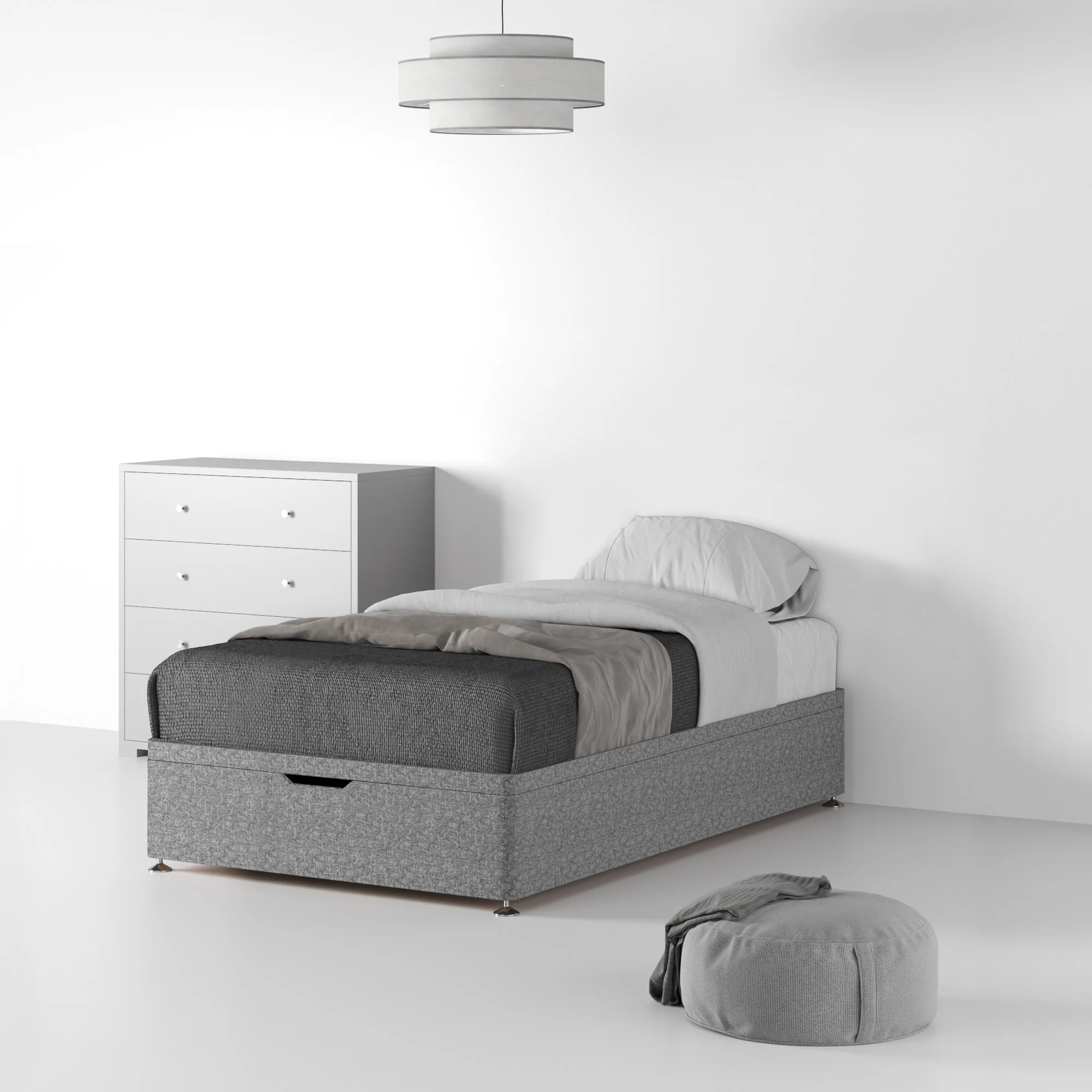 Farrow Linen Divan Bed Base - Image 54