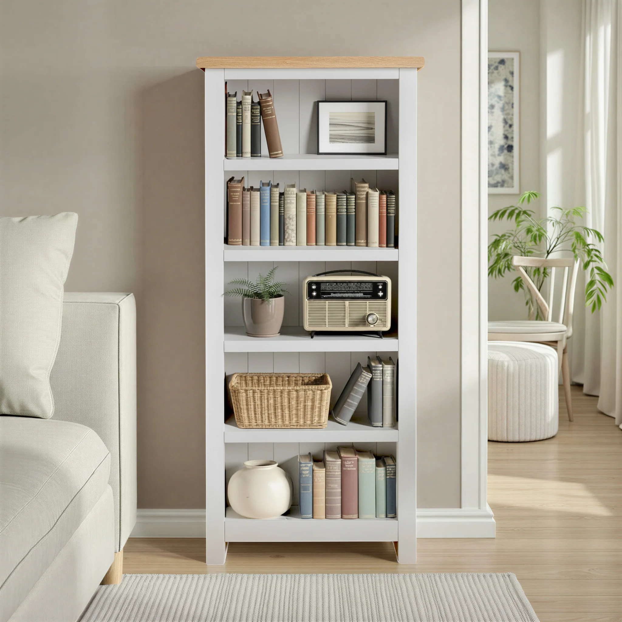 Farro Narrow Bookcase - Image 12