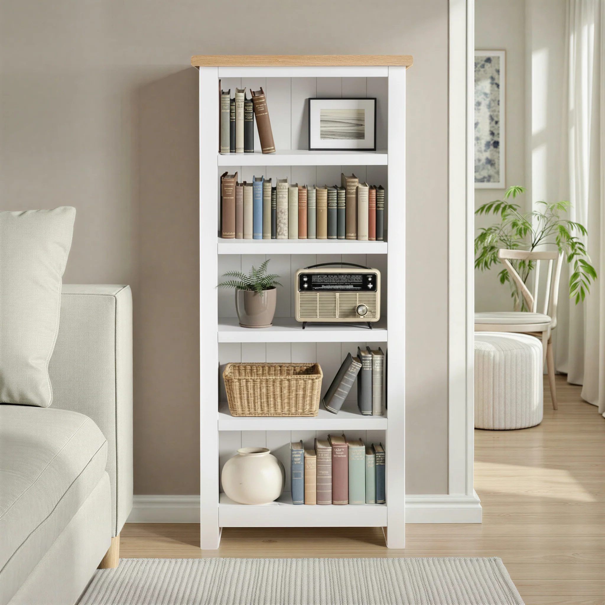 Farro Narrow Bookcase - Image 2