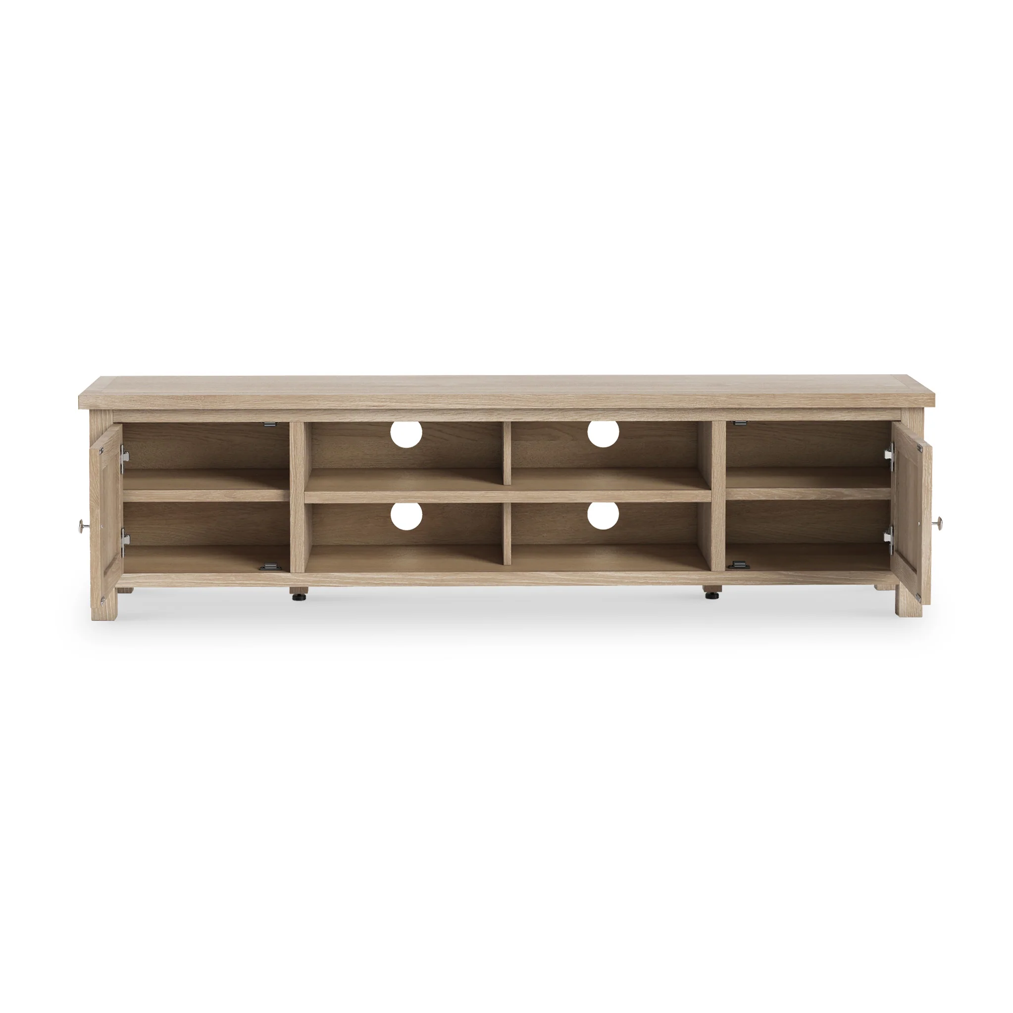 Farro Washed Oak 180cm Extra Wide TV Stand - Image 8